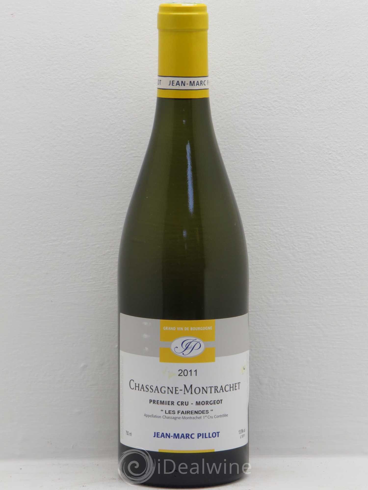 Chassagne-Montrachet 1er Cru Jean Marc Pillot 2011 - Lotto di 6 bottiglie - 0