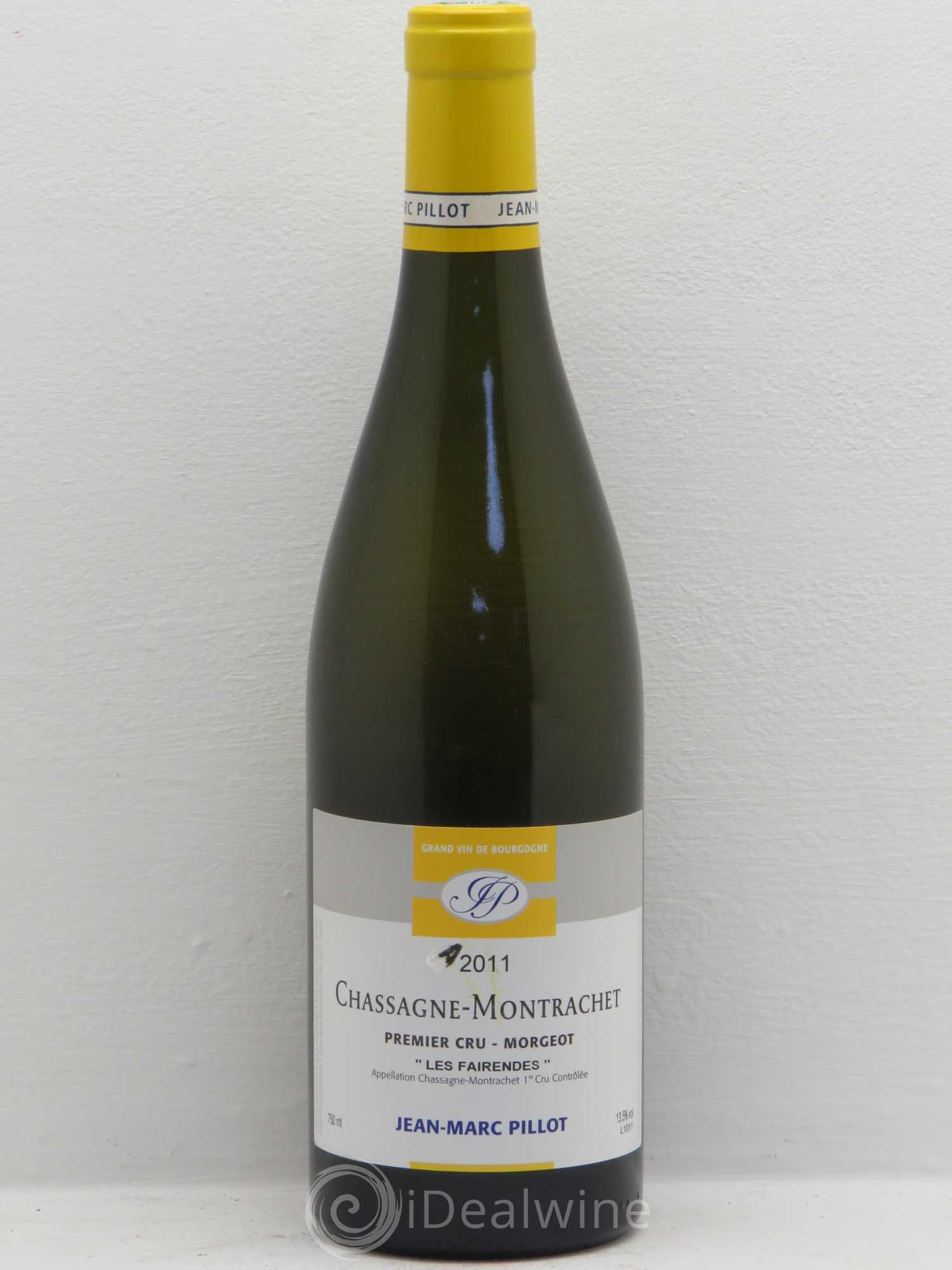Chassagne-Montrachet 1er Cru Jean Marc Pillot 2011 - Posten von 6 Flaschen - 0