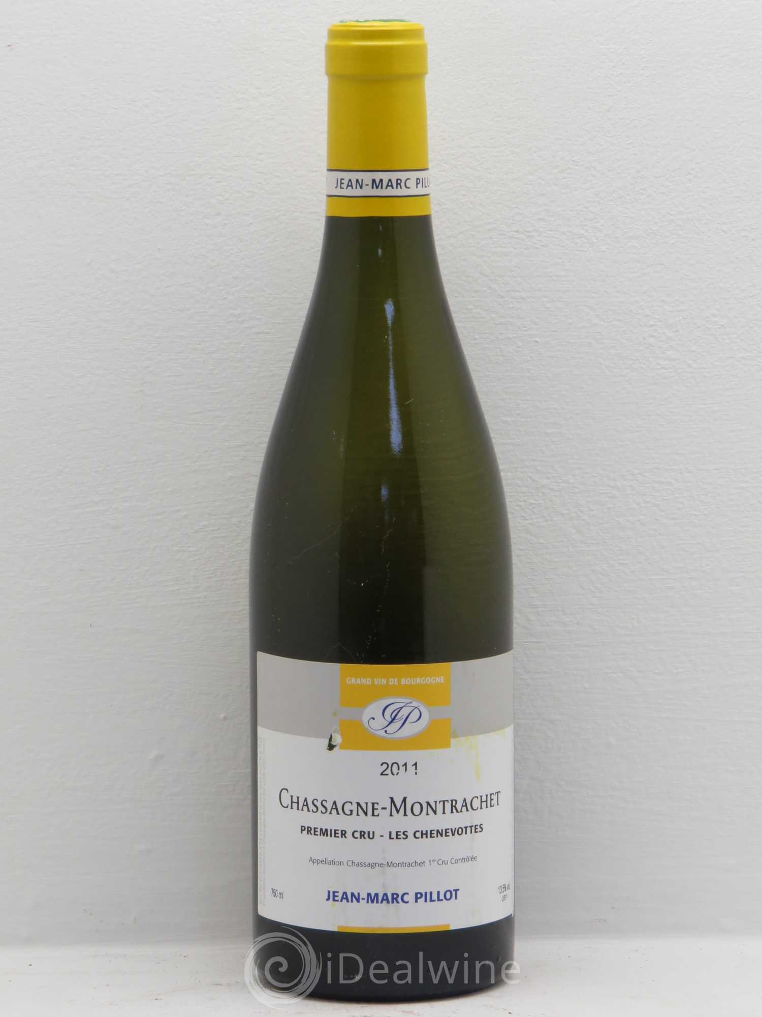 Chassagne-Montrachet 1er Cru Jean Marc Pillot 2011 - Posten von 6 Flaschen - 0