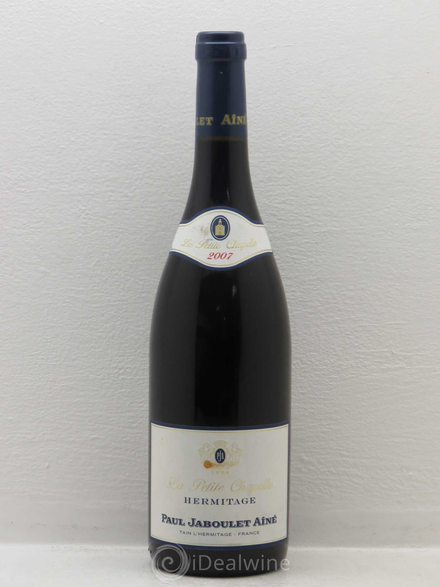 Hermitage La Petite Chapelle Paul Jaboulet Ainé 2007 - Lot de 1 bouteille - 0