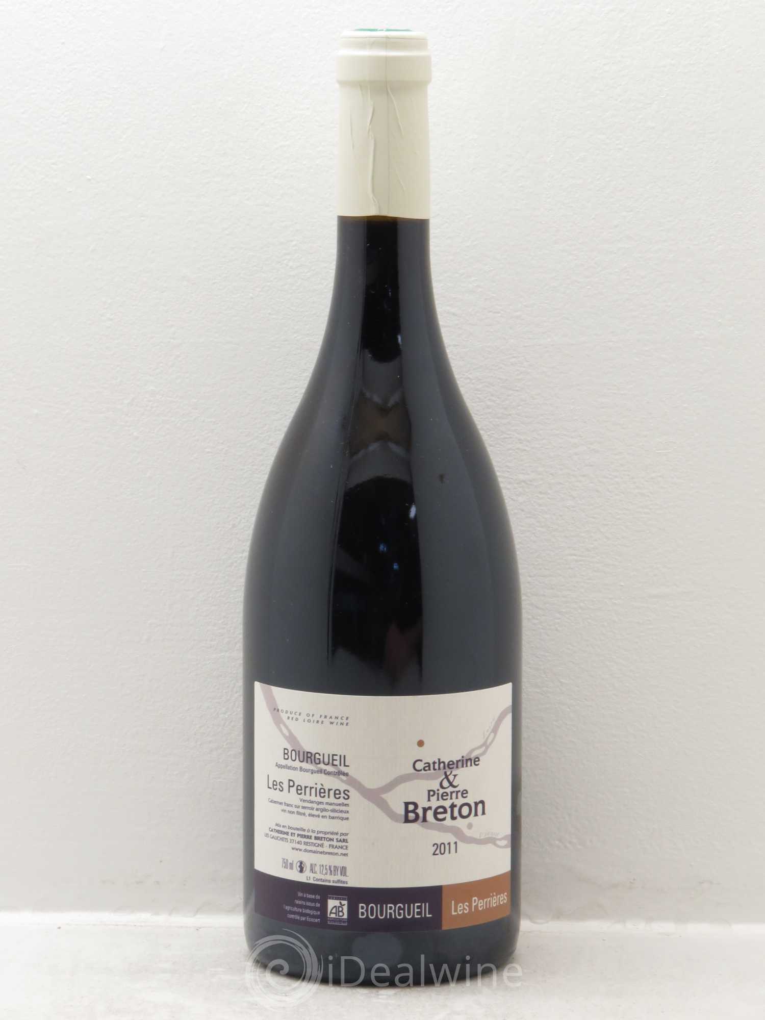 Bourgueil Les Perrières Catherine et Pierre Breton 2011 - Lot de 1 bouteille - 0