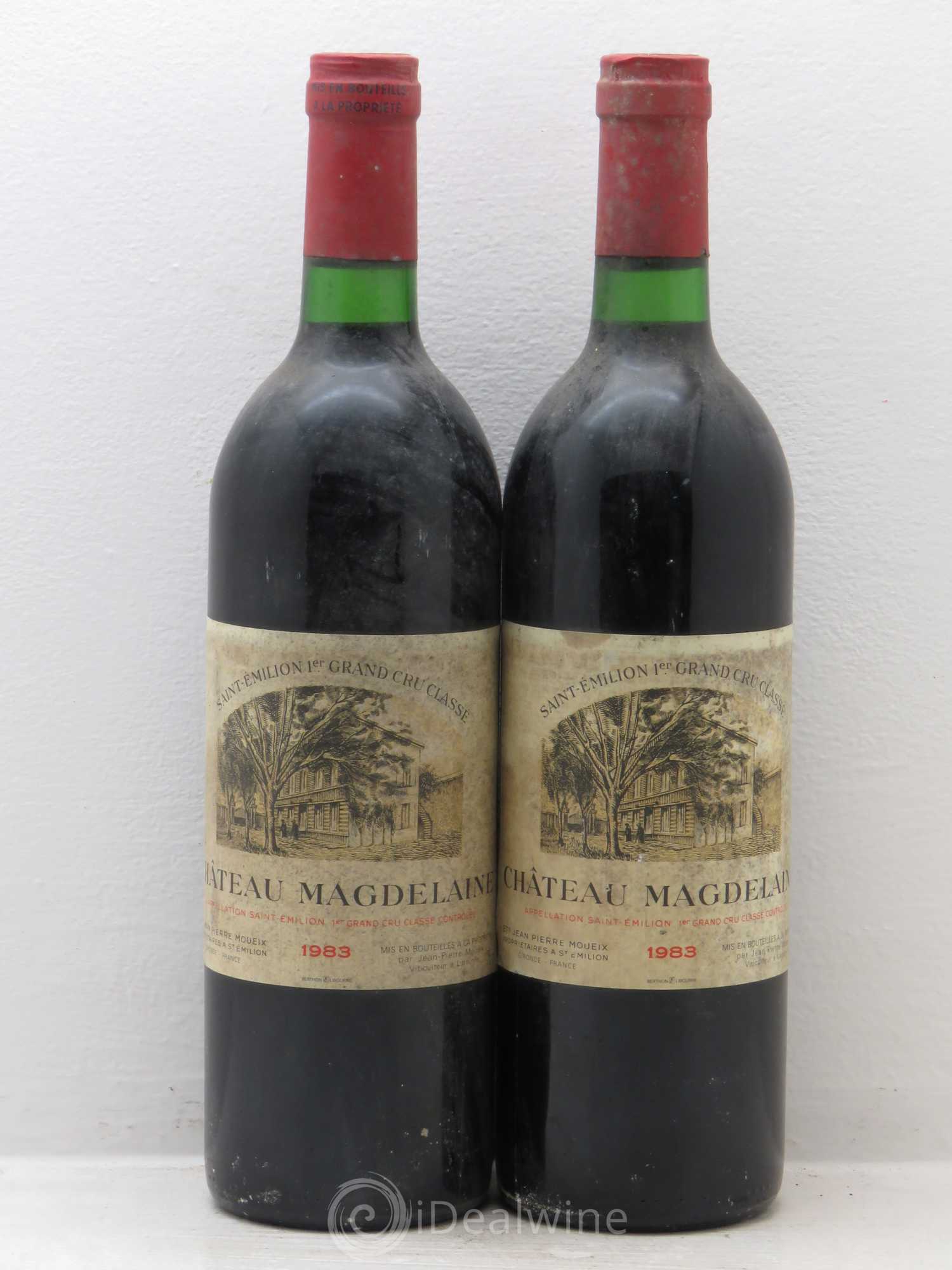 Château Magdelaine 1983 - Lot de 2 bouteilles - 0