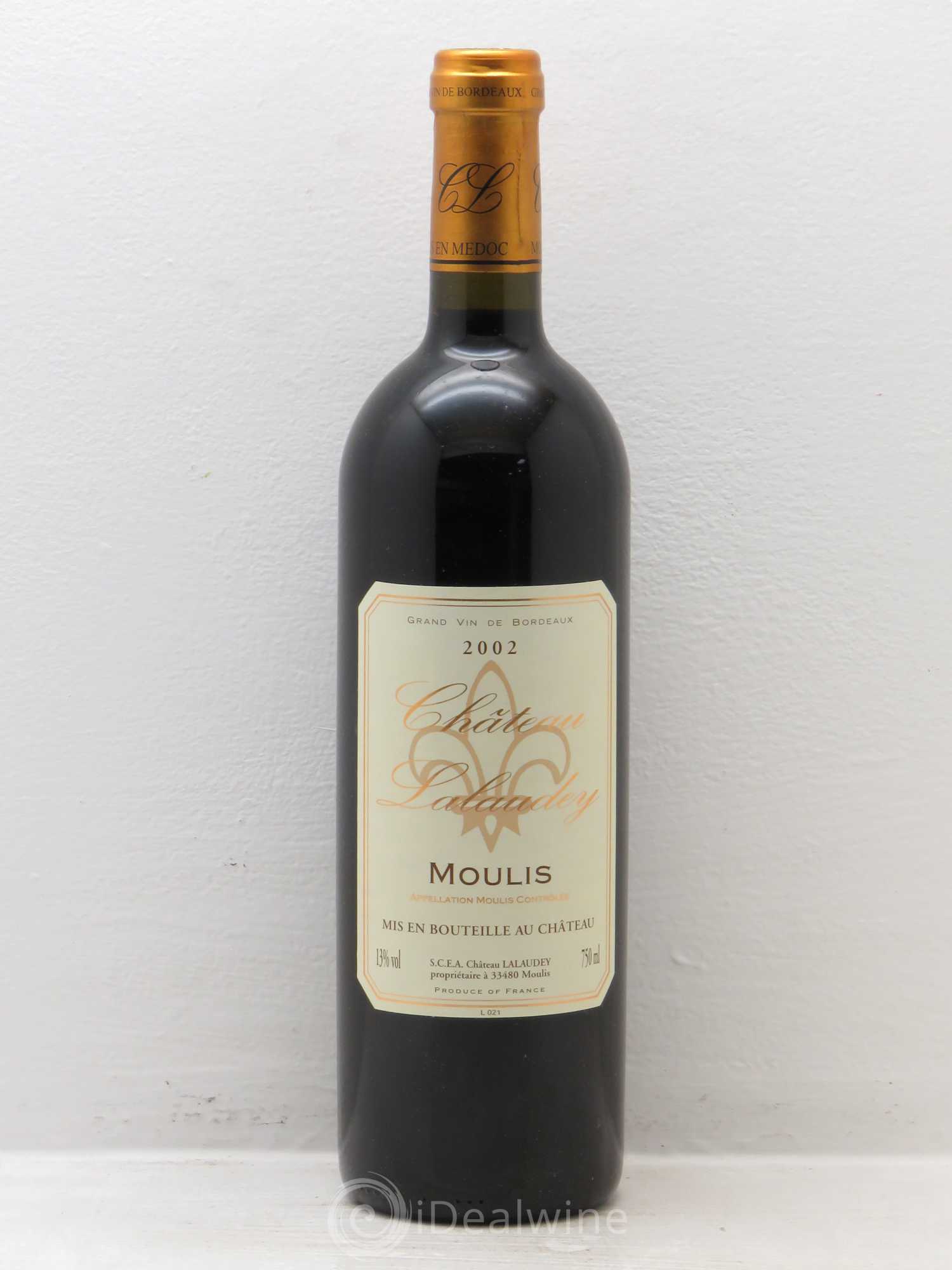 Château Moulis Château Lalaudey 2002 - Posten von 1 Flasche - 0