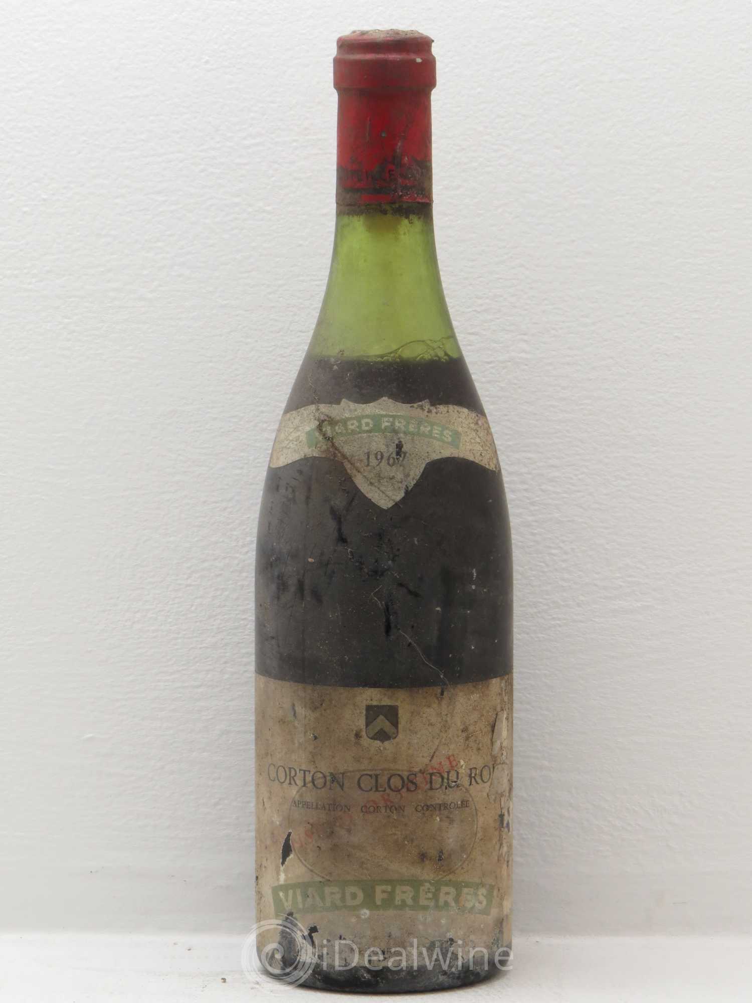 Corton Grand Cru Domaine Viard (sans prix de réserve) 1967 - Posten von 1 Flasche - 0