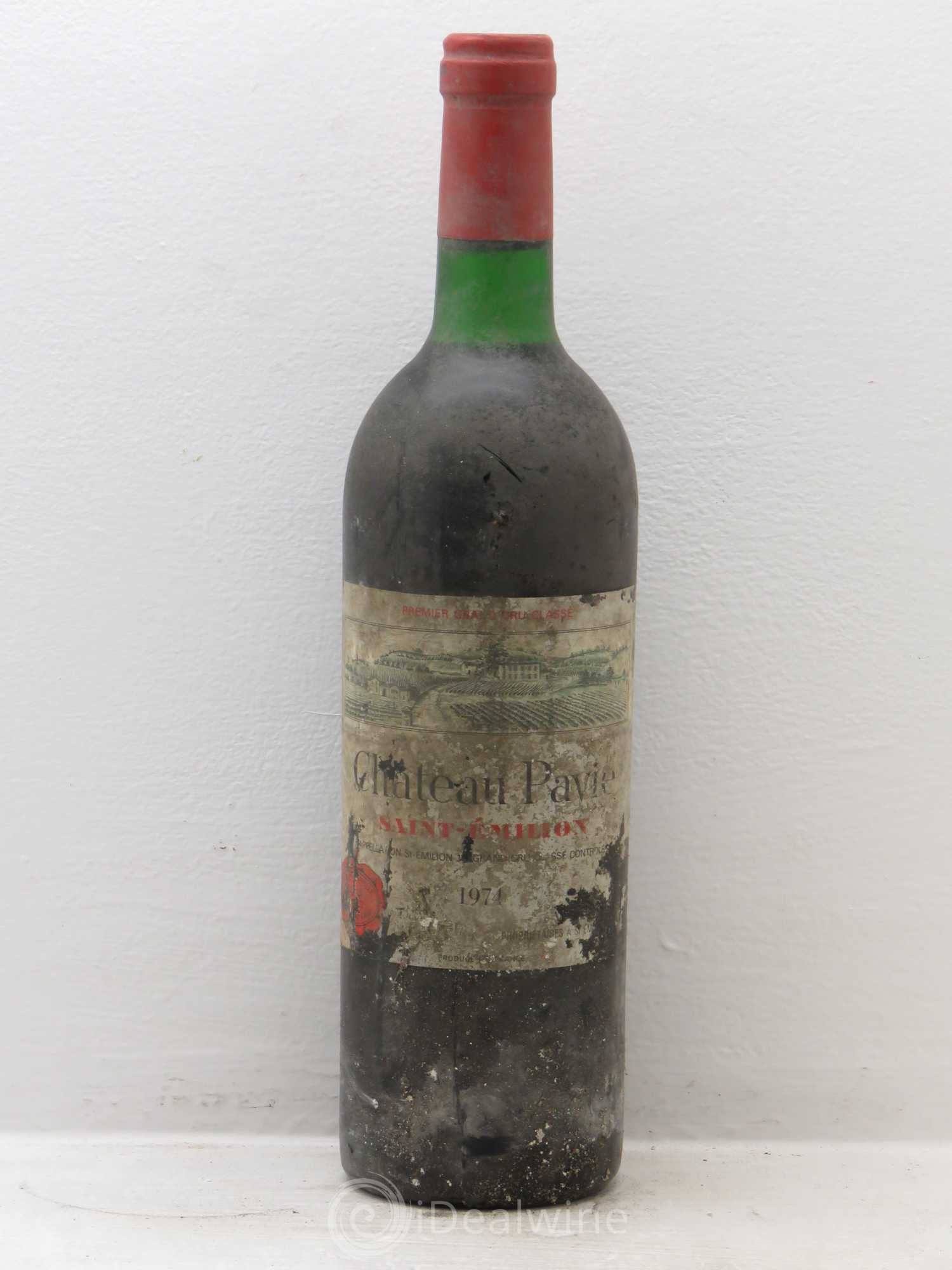 Château Pavie 1er Grand Cru Classé A 1974 - Lot de 1 bouteille - 0