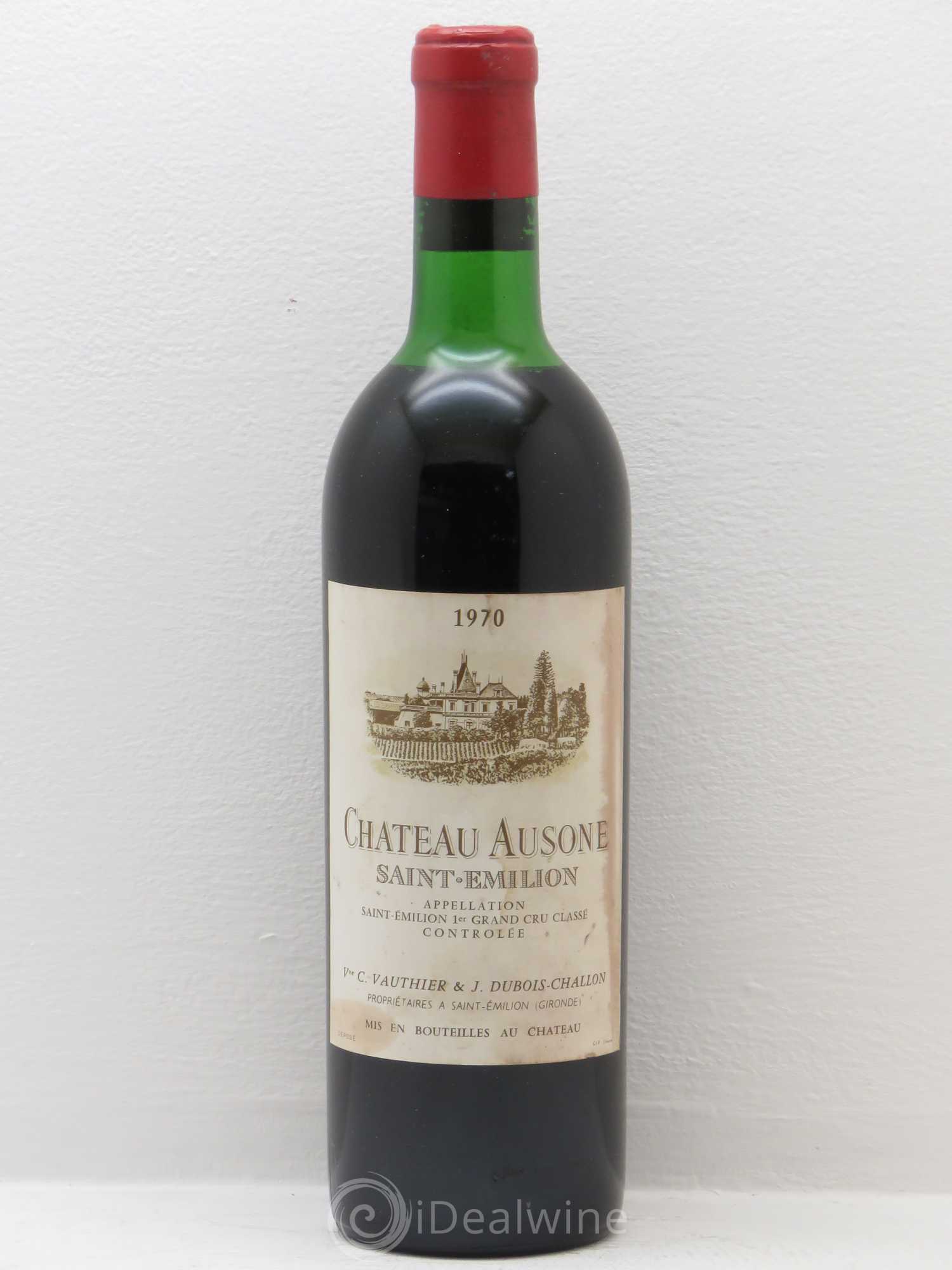 Château Ausone 1er Grand Cru Classé A 1970 - Lot de 1 bouteille - 0