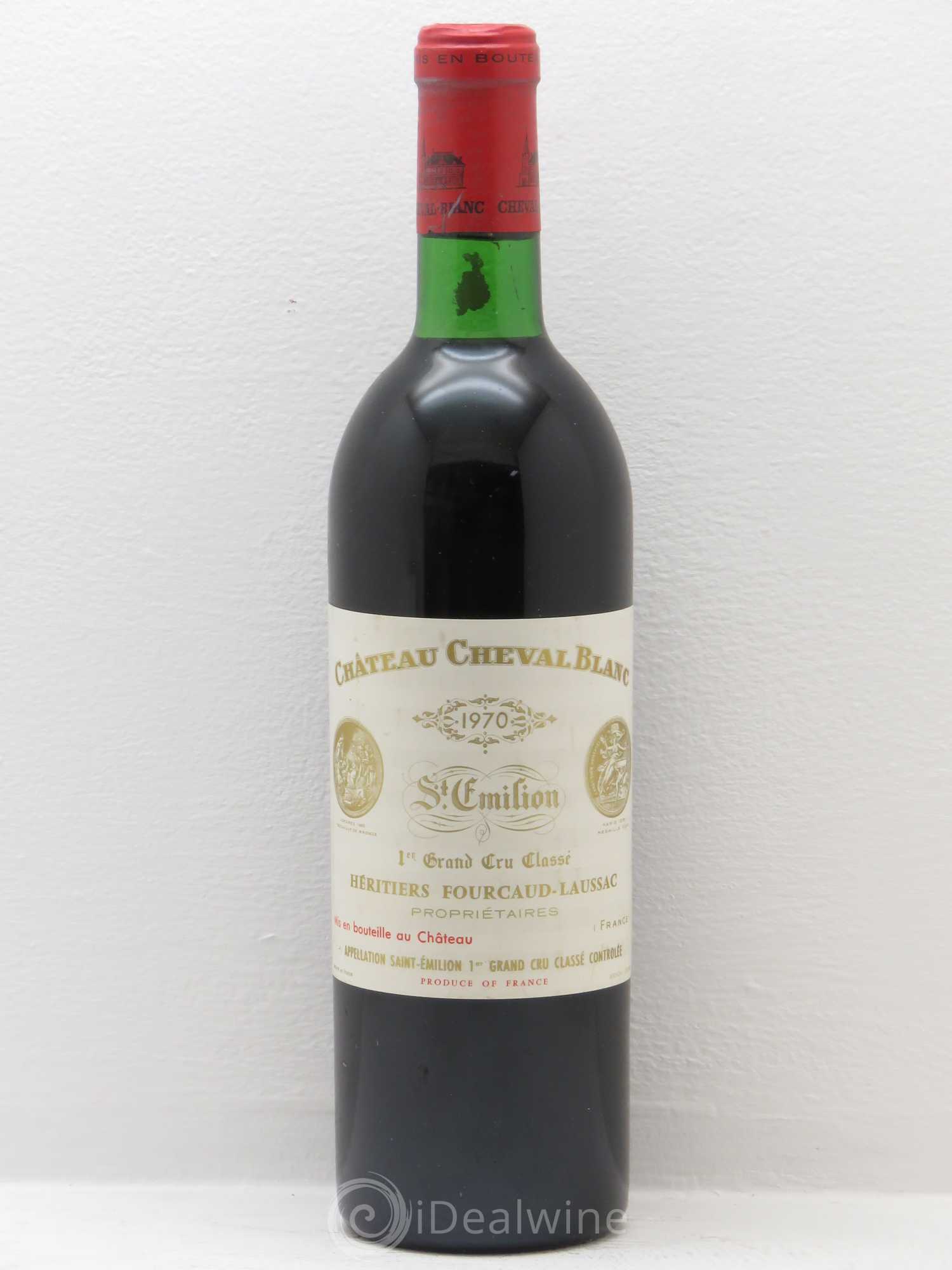 Château Cheval Blanc 1er Grand Cru Classé A 1970 - Lot de 1 bouteille - 0