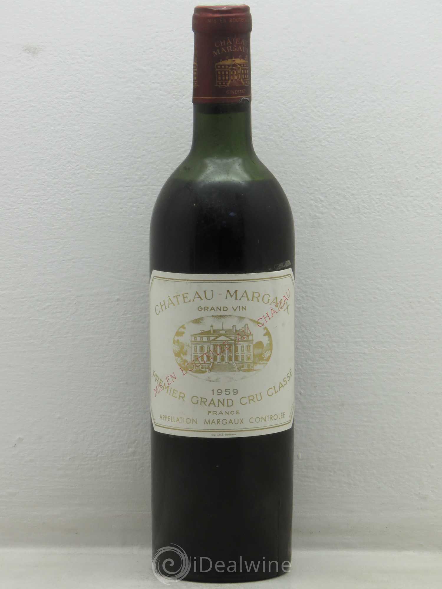 Château Margaux 1er Grand Cru Classé 1959 - Lot de 1 bouteille - 0