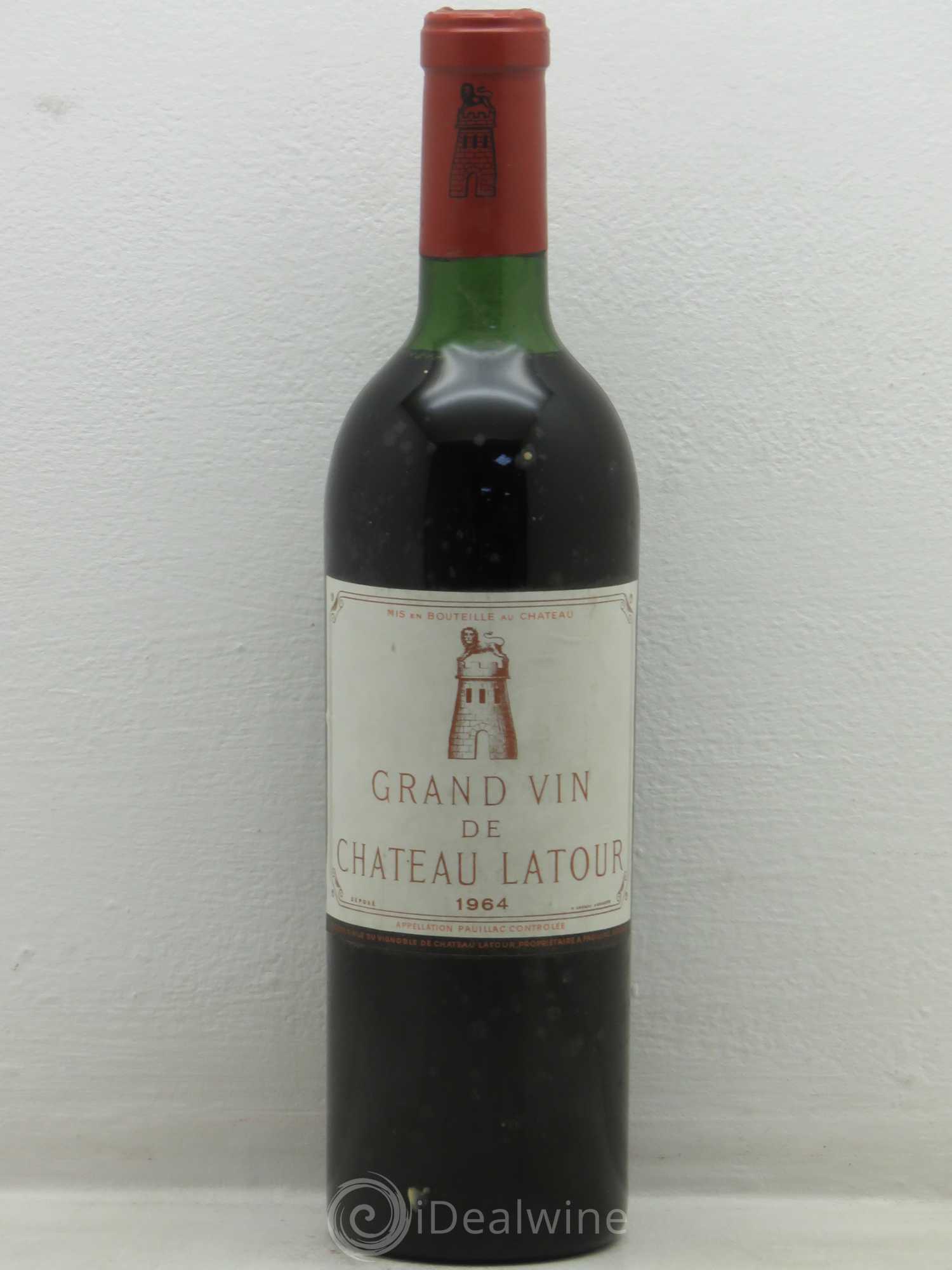 Château Latour 1er Grand Cru Classé 1964 - Lot de 1 bouteille - 0