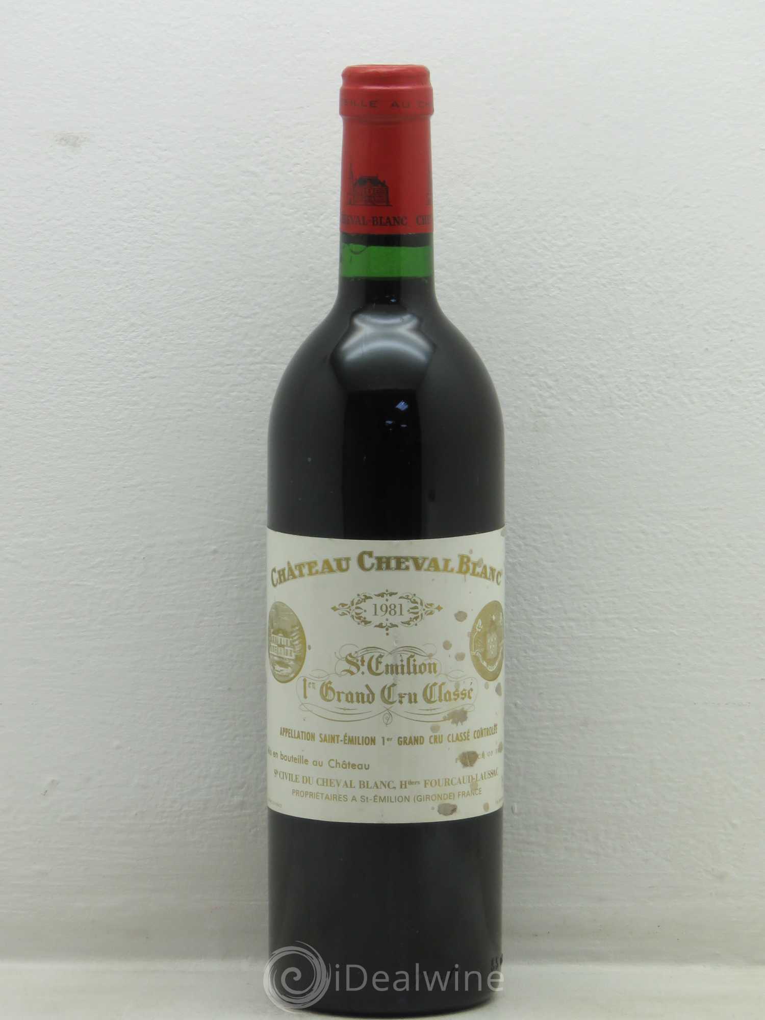 Château Cheval Blanc 1er Grand Cru Classé A 1981 - Lot de 1 bouteille - 0
