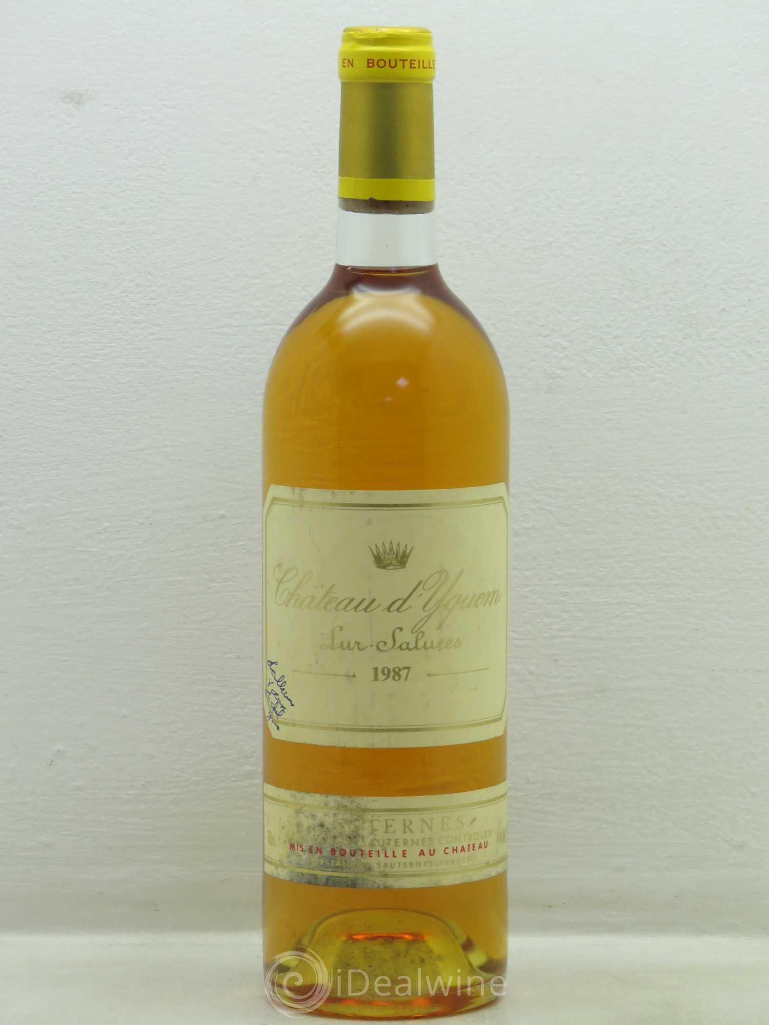 Château d' Yquem 1er Cru Classé Supérieur 1987 - Lotto di 1 bottiglia - 0