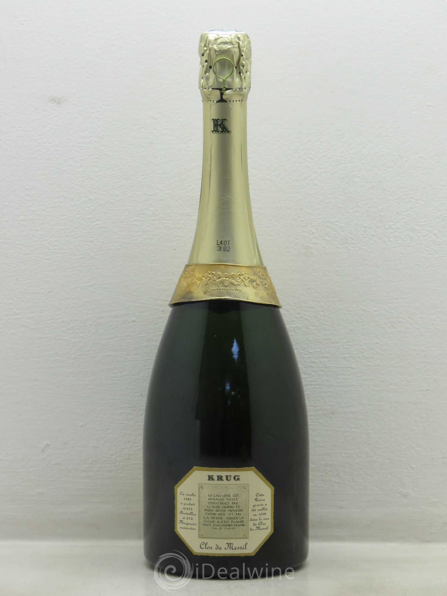 Clos du Mesnil Krug 1989 - Lot de 1 bouteille - 1