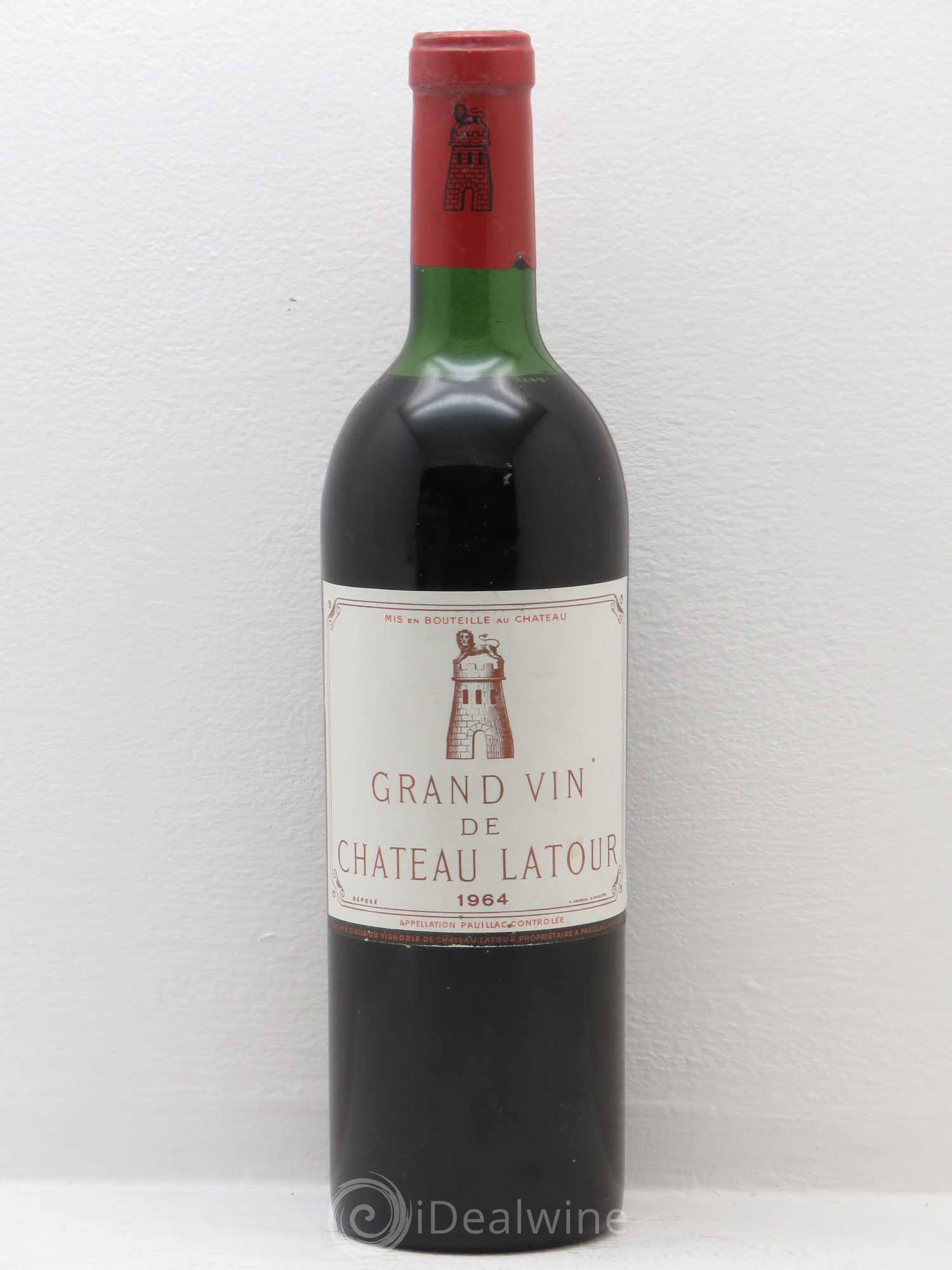 Château Latour 1er Grand Cru Classé 1964 - Lot de 1 bouteille - 0