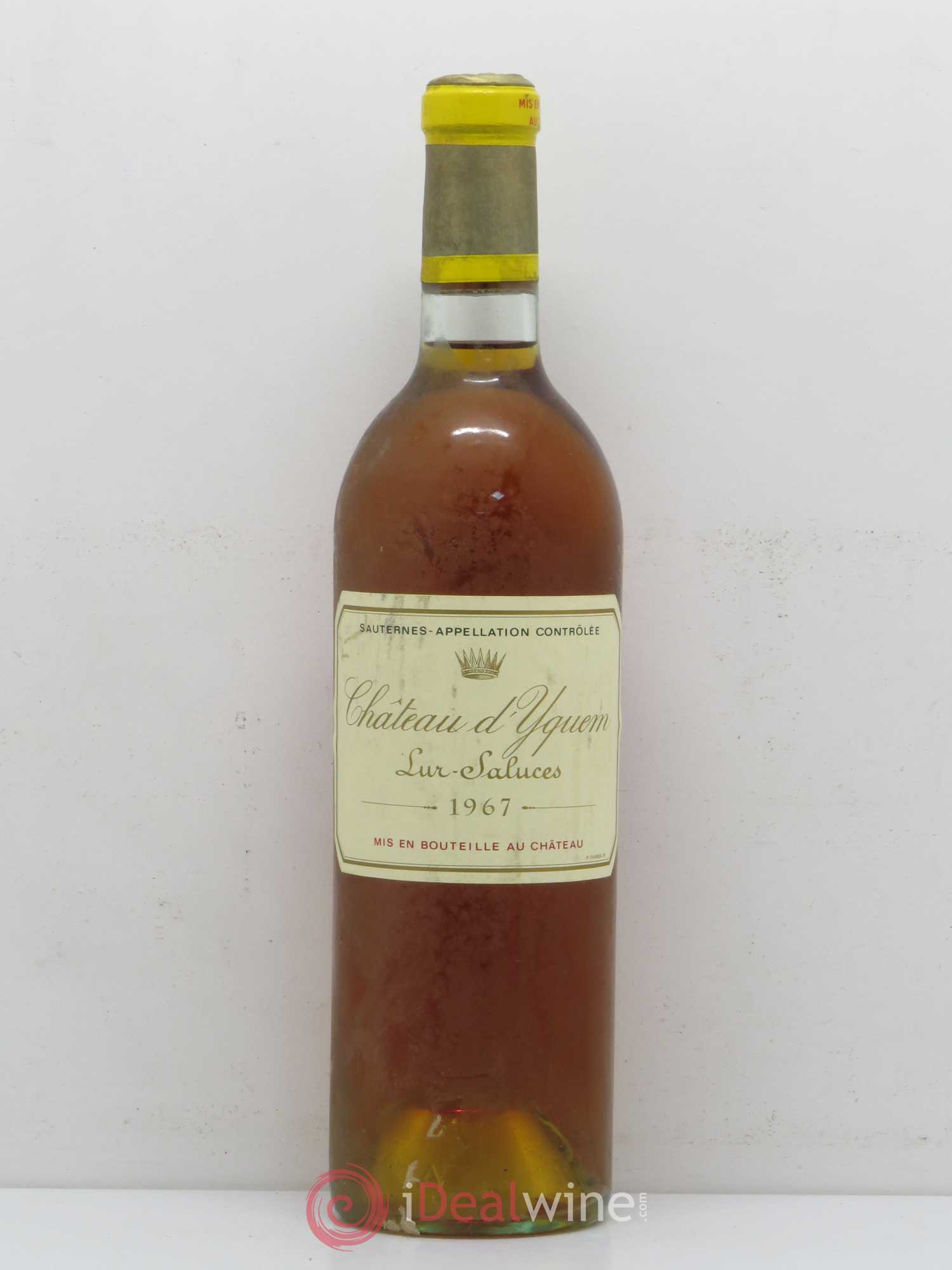 Château d' Yquem 1er Cru Classé Supérieur 1967 - Lotto di 1 bottiglia - 0