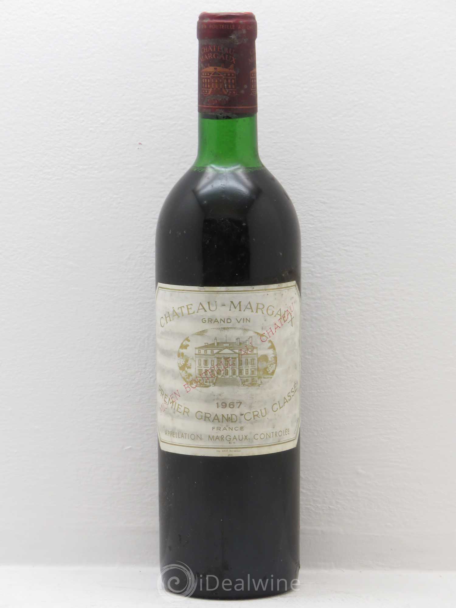 Château Margaux 1er Grand Cru Classé 1967 - Lot de 1 bouteille - 0