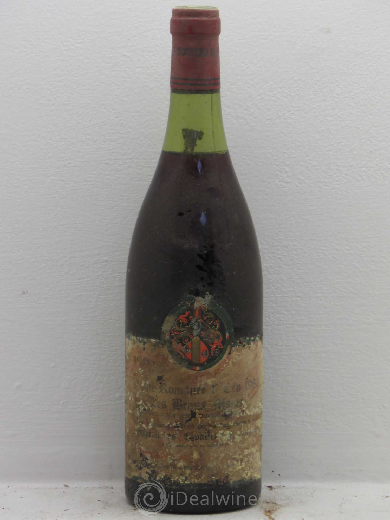 Vosne-Romanée 1er Cru Les Beaux Monts Domaine Daniel Rion Tastevinage (sans prix de réserve) 1980 - Posten von 6 Flaschen - 0