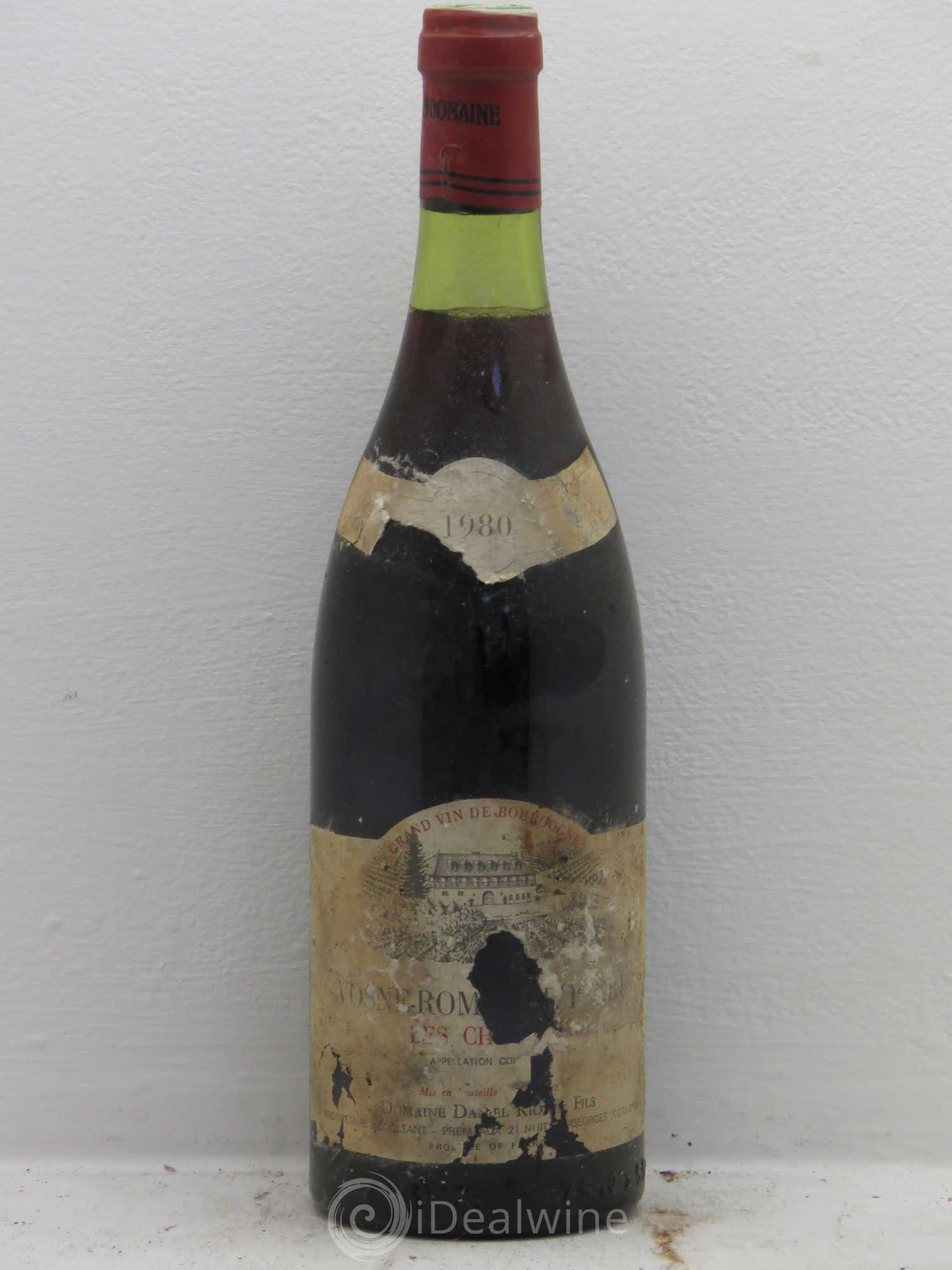 Vosne-Romanée 1er Cru Les Chaumes Domaine Daniel Rion 1980 - Lot de 1 bouteille - 0