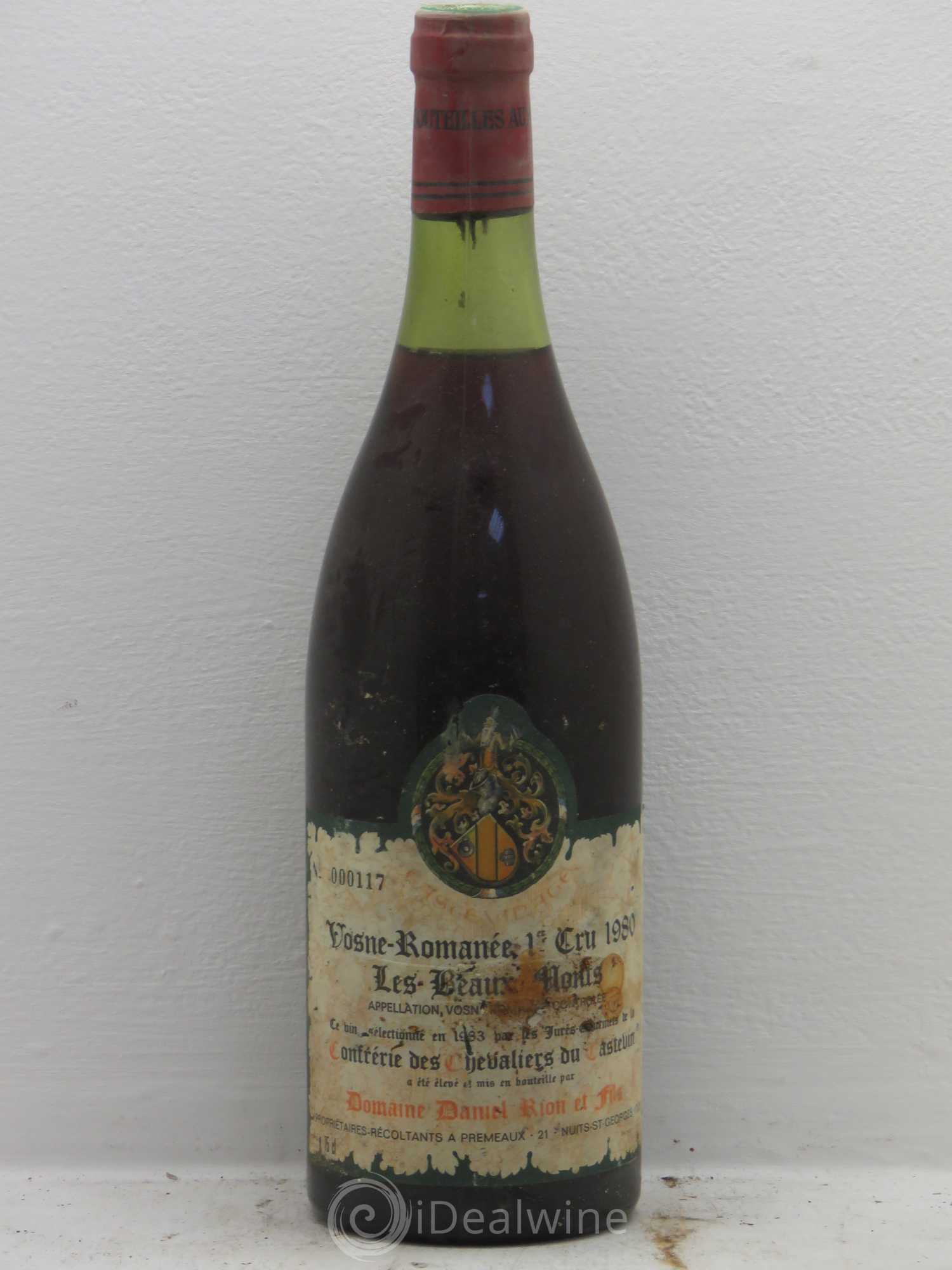 Vosne-Romanée 1er Cru 1980 - Posten von 1 Flasche - 0