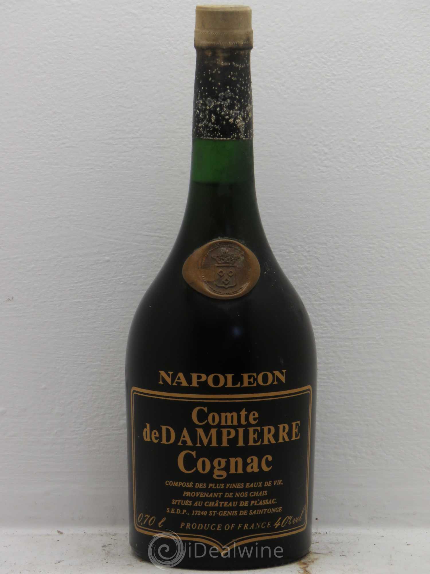 Cognac Comte de Dampierre Napoléon (sans prix de réserve) - Posten von 1 Flasche - 0