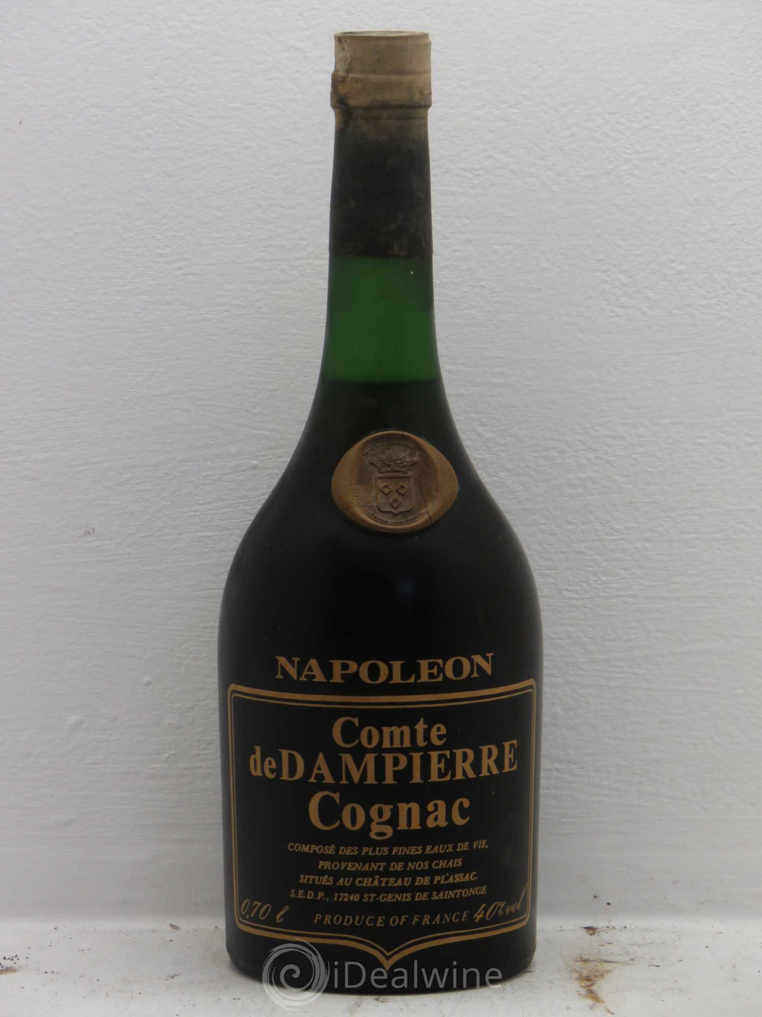 Cognac Comte de Dampierre Napoléon (sans prix de réserve) - Posten von 1 Flasche - 0