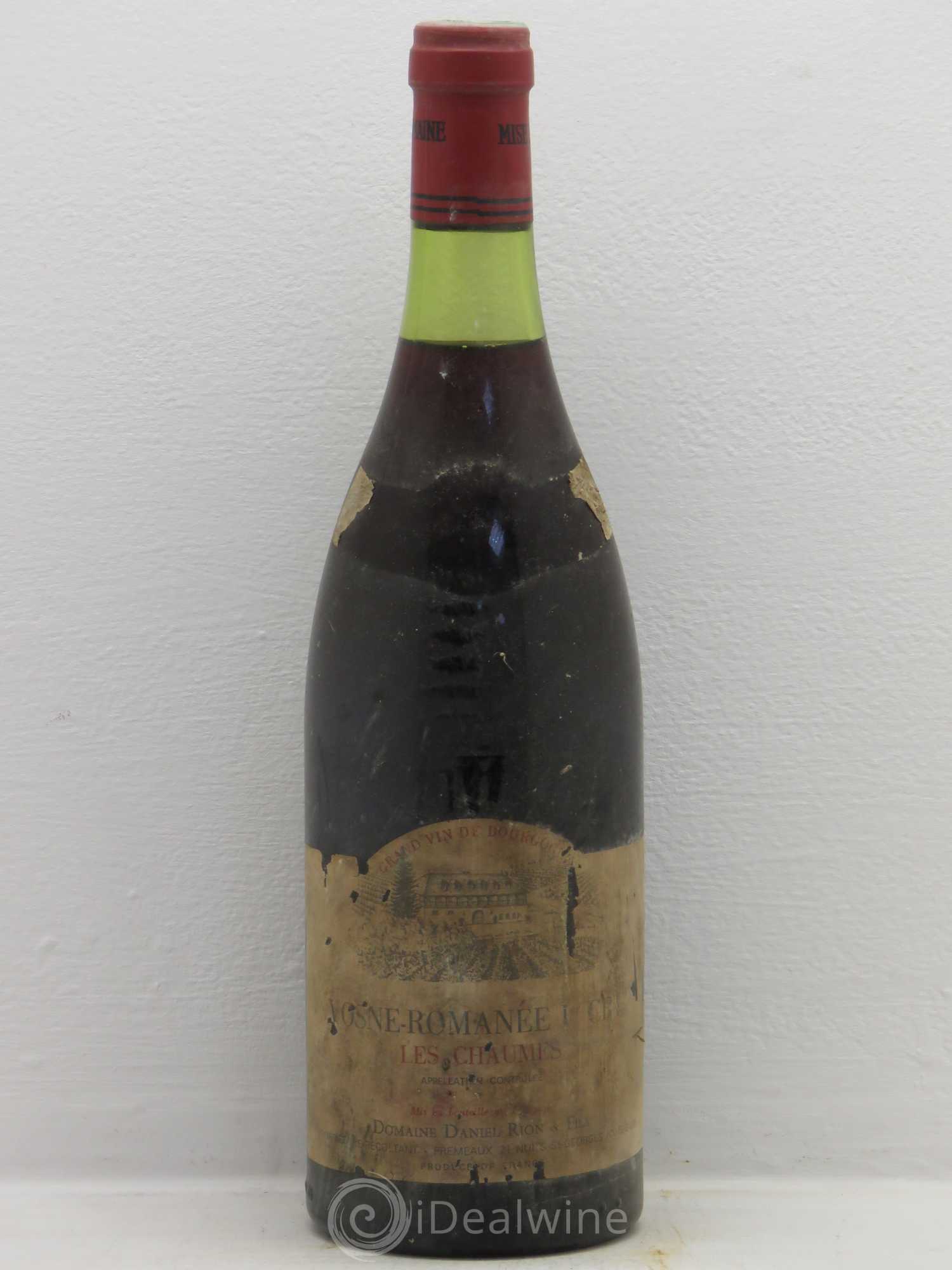 Vosne-Romanée 1er Cru Les Chaumes Domaine Daniel Rion - Lot de 1 bouteille - 0