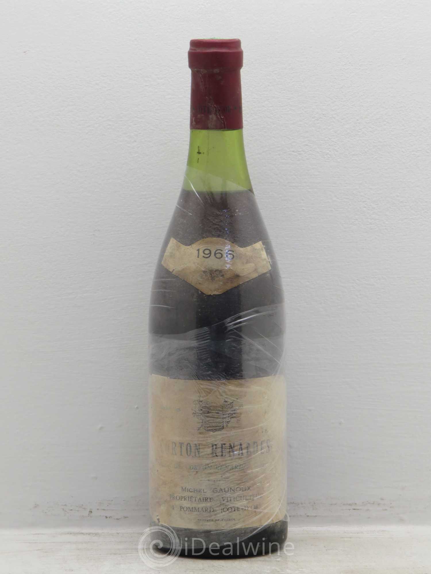 Corton Grand Cru Renardes Michel Gaunoux 1966 - Lot de 1 bouteille - 0