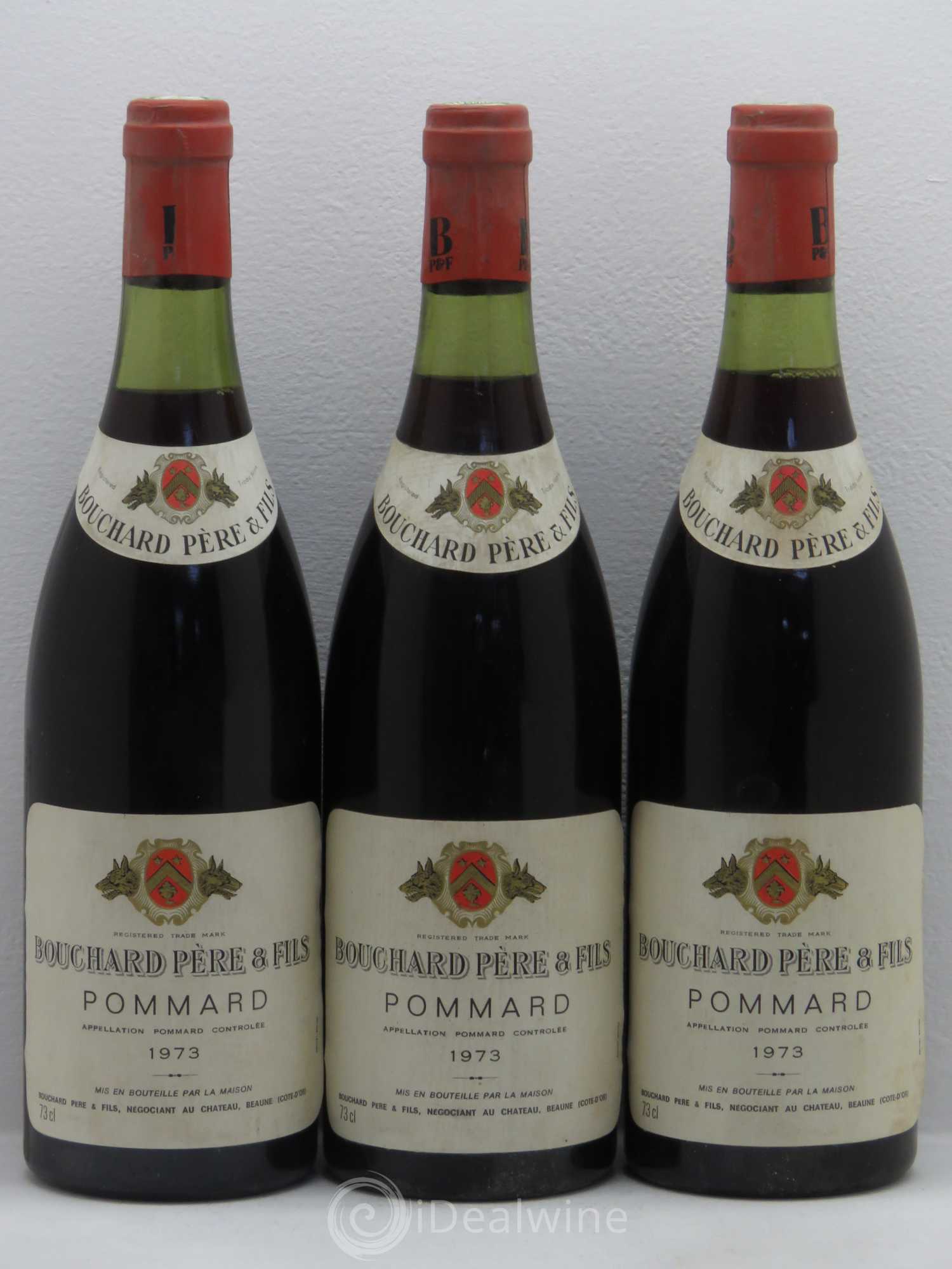 Pommard Bouchard Père & Fils (sans prix de réserve) 1973 - Lot de 3 bouteilles - 0