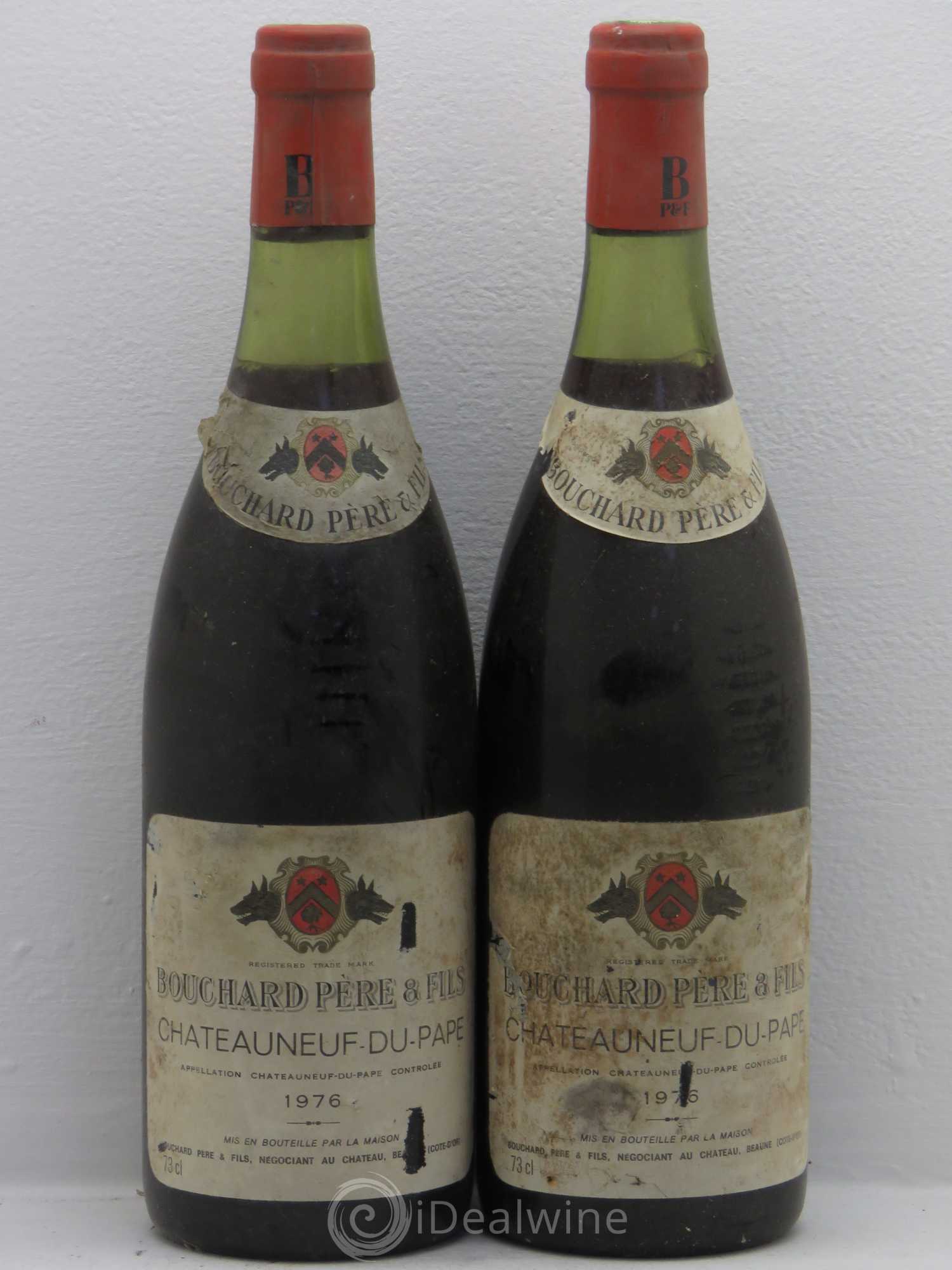 Châteauneuf-du-Pape Domaine Bouchard 1976 - Lot de 2 bouteilles - 0