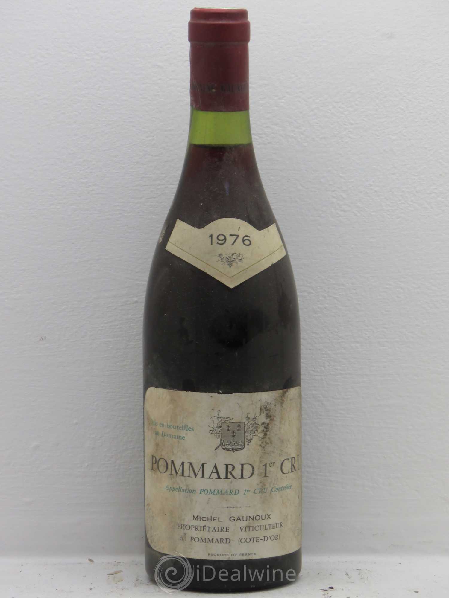 Pommard 1er Cru Domaine Michel Gaunoux 1976 - Lot de 1 bouteille - 0