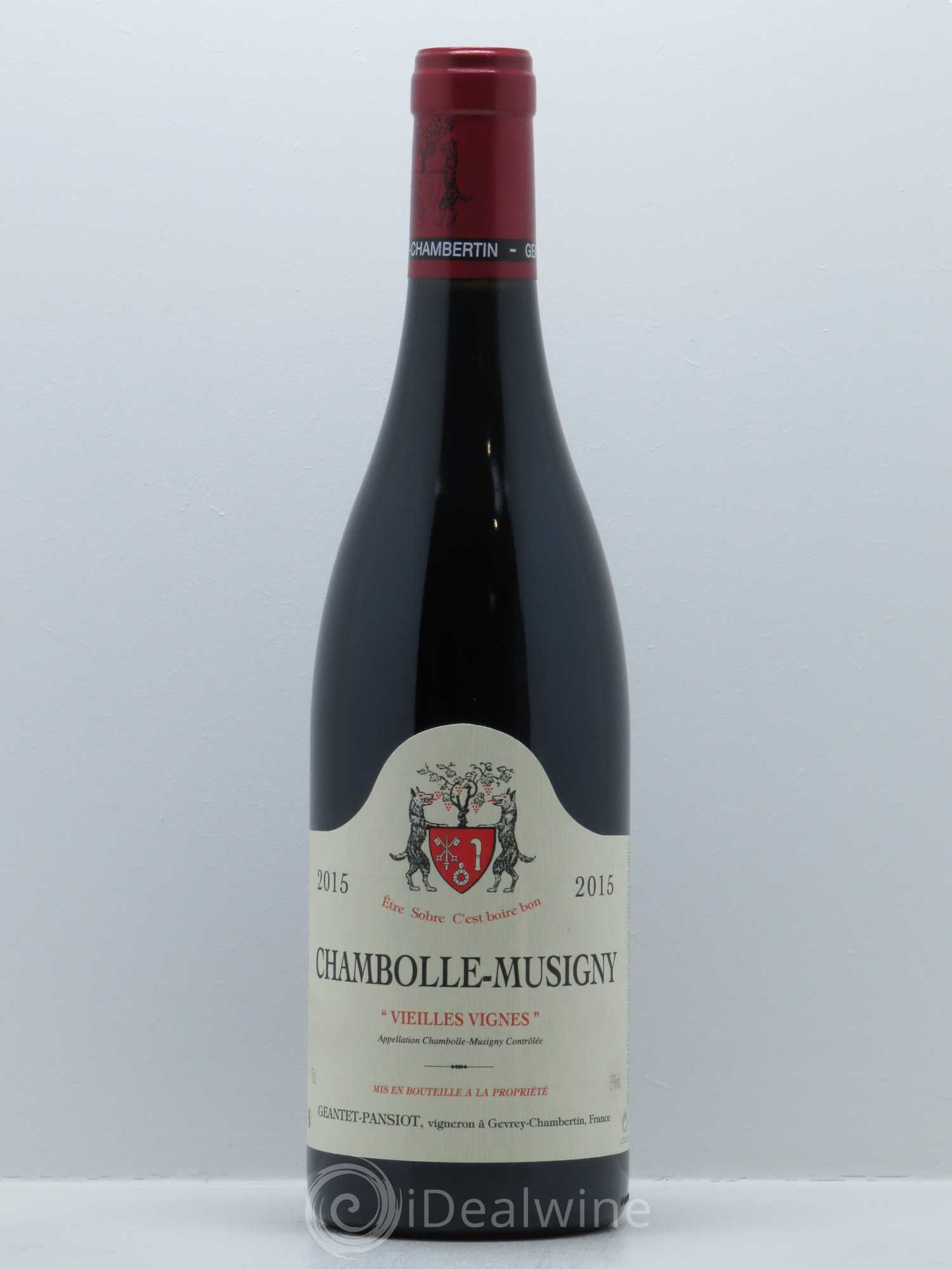 Chambolle-Musigny Vieilles vignes Geantet-Pansiot 2015 - Lot de 1 bouteille - 0