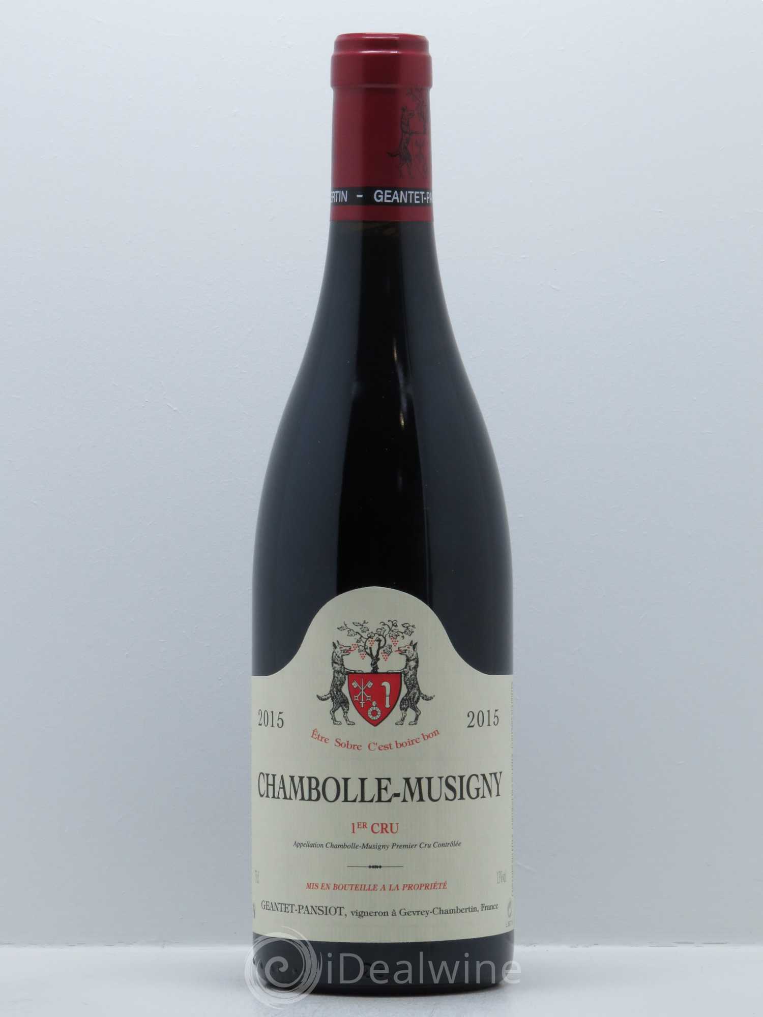 Chambolle-Musigny 1er Cru Geantet-Pansiot 2015 - Lot de 1 bouteille - 0