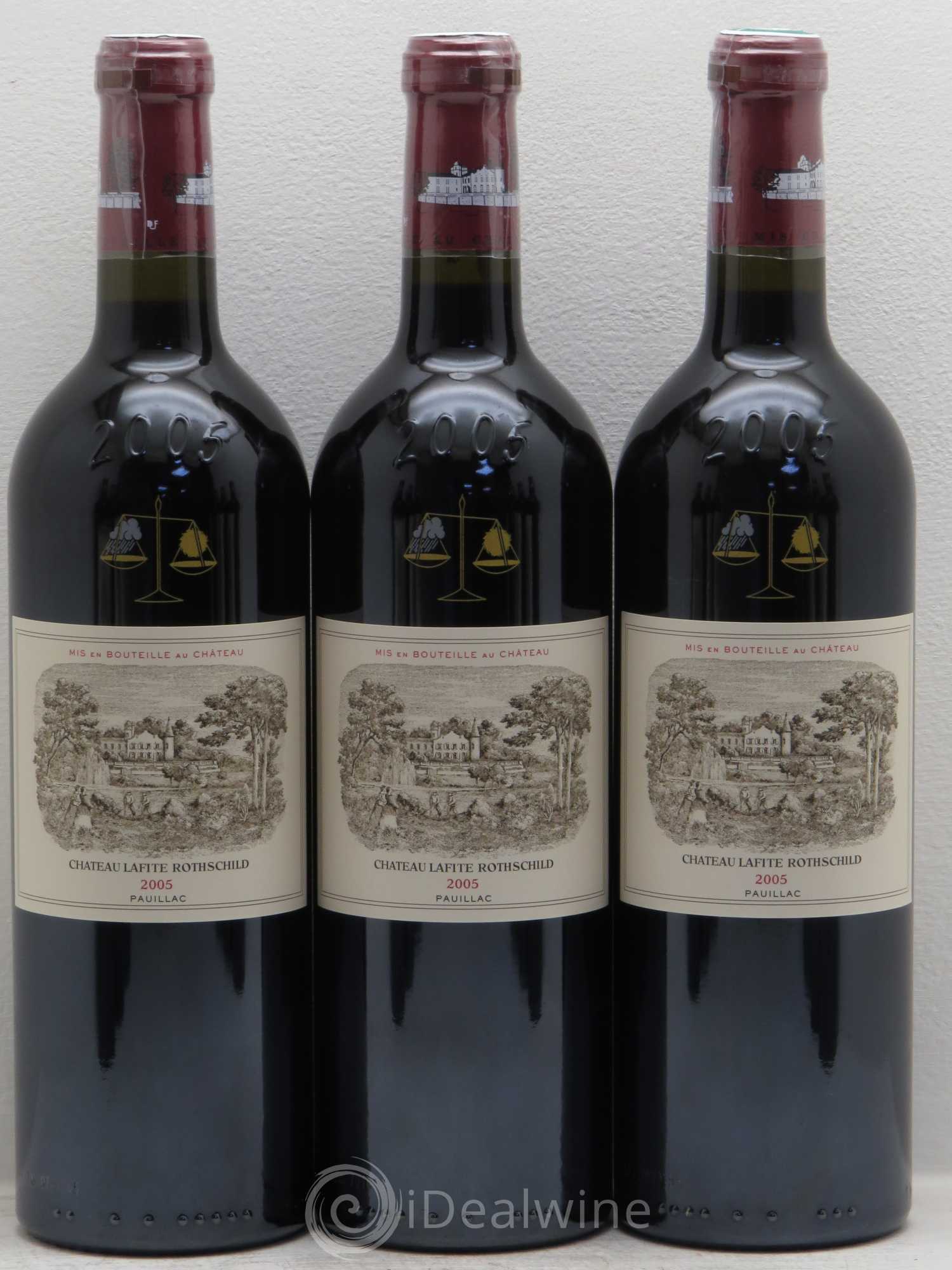 Château Lafite Rothschild 1er Grand Cru Classé 2005 - Lot de 12 bouteilles - 2