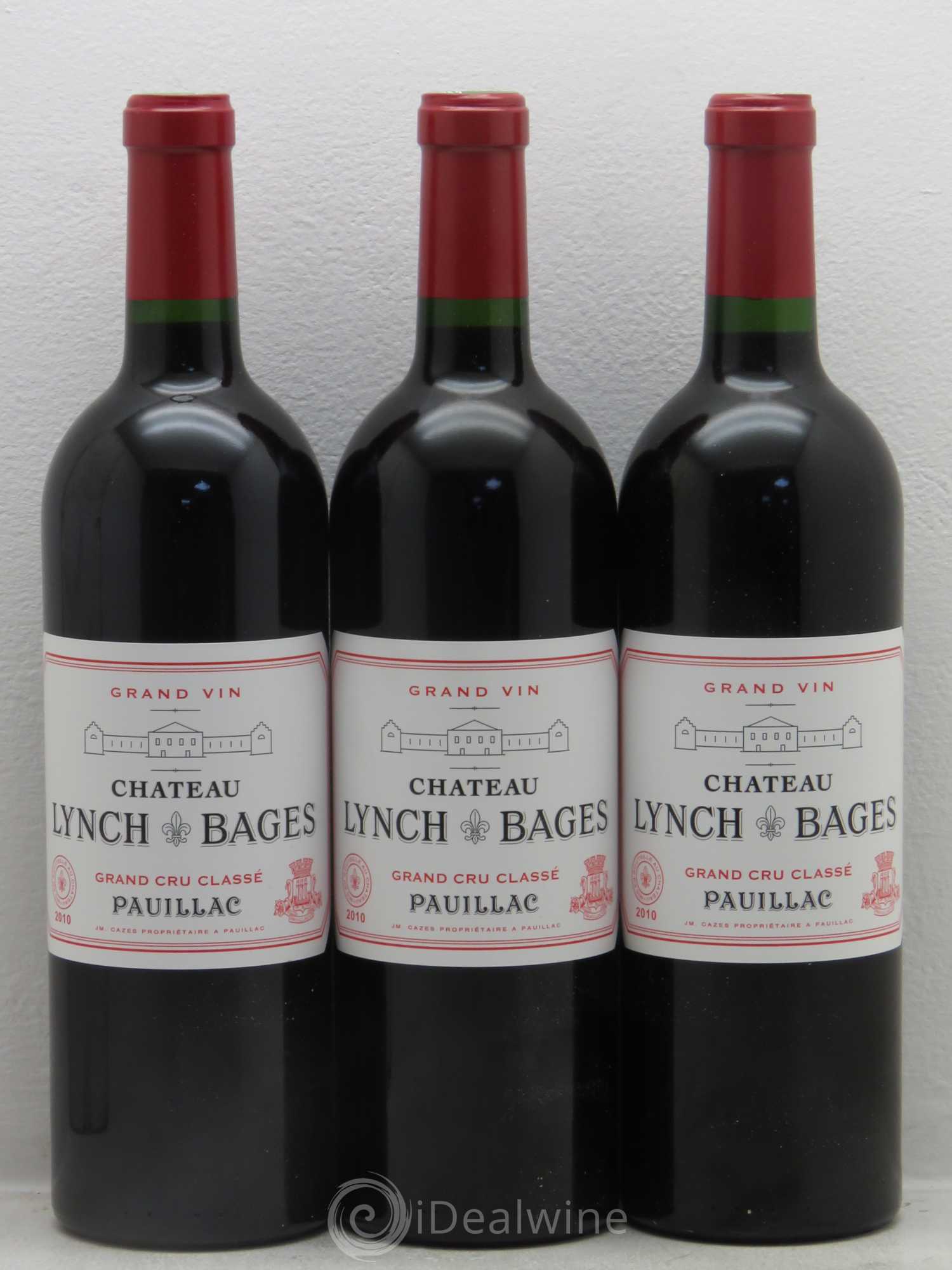 Château Lynch Bages 5ème Grand Cru Classé 2010 - Lot de 12 bouteilles - 1