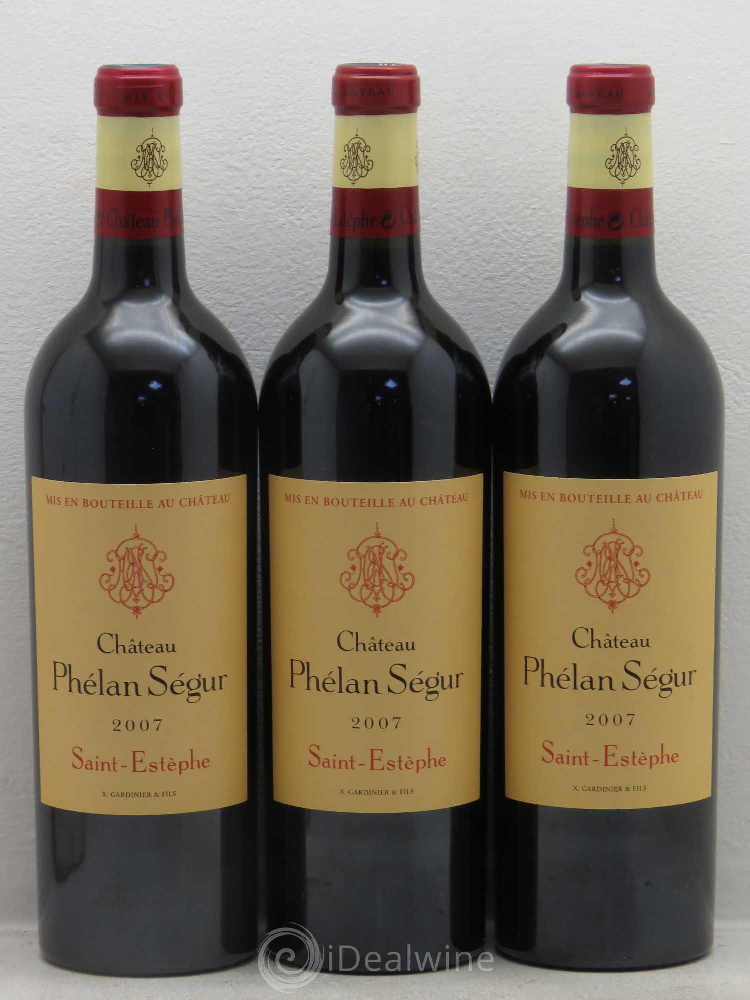 Château Phélan Ségur 2007 - Lot de 12 bouteilles - 1