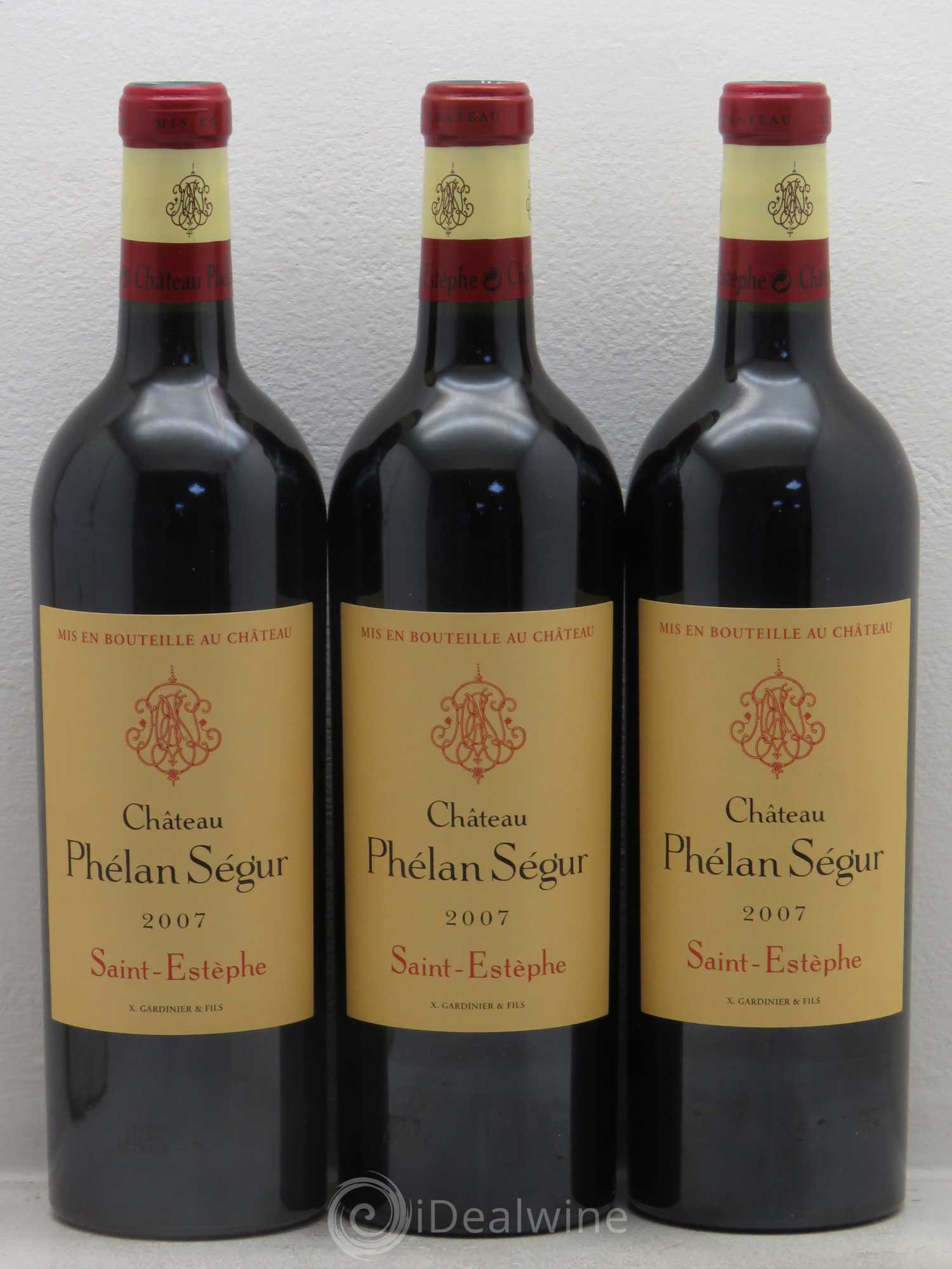 Château Phélan Ségur 2007 - Lot de 12 bouteilles - 2