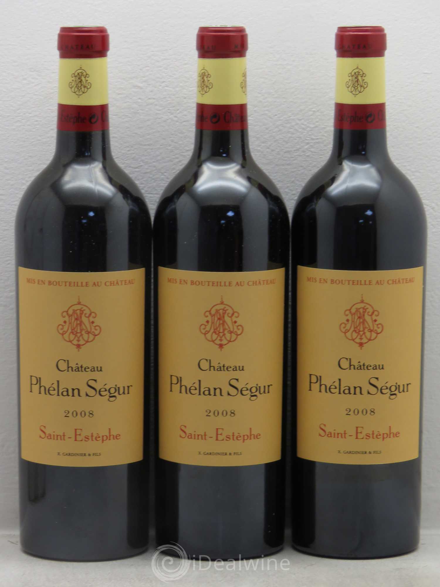 Château Phélan Ségur 2008 - Lot de 12 bouteilles - 1