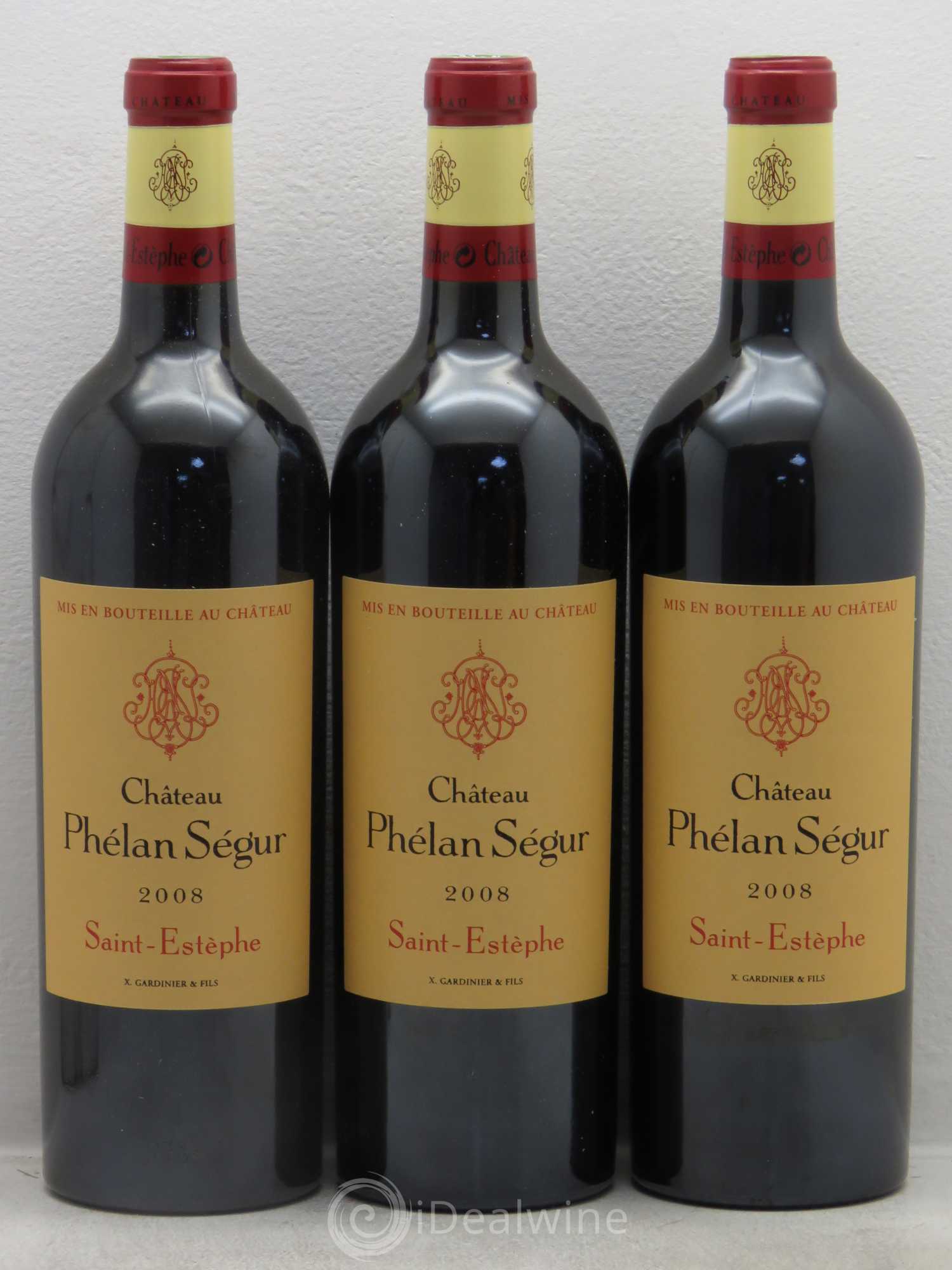 Château Phélan Ségur 2008 - Lot de 12 bouteilles - 3