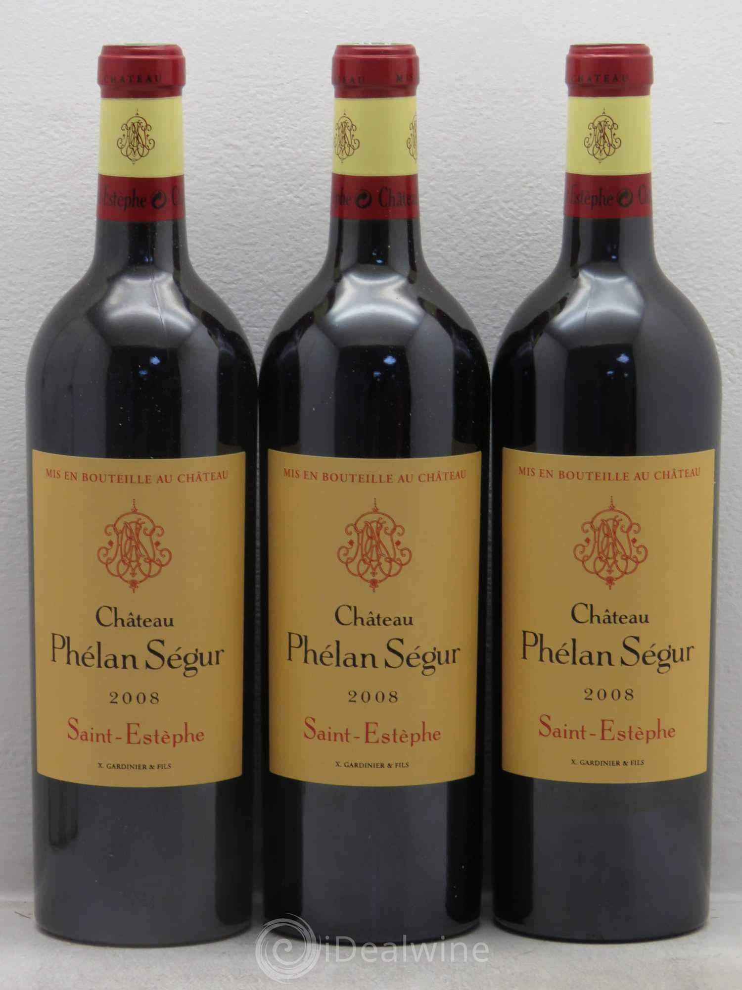 Château Phélan Ségur 2008 - Lot de 12 bouteilles - 4