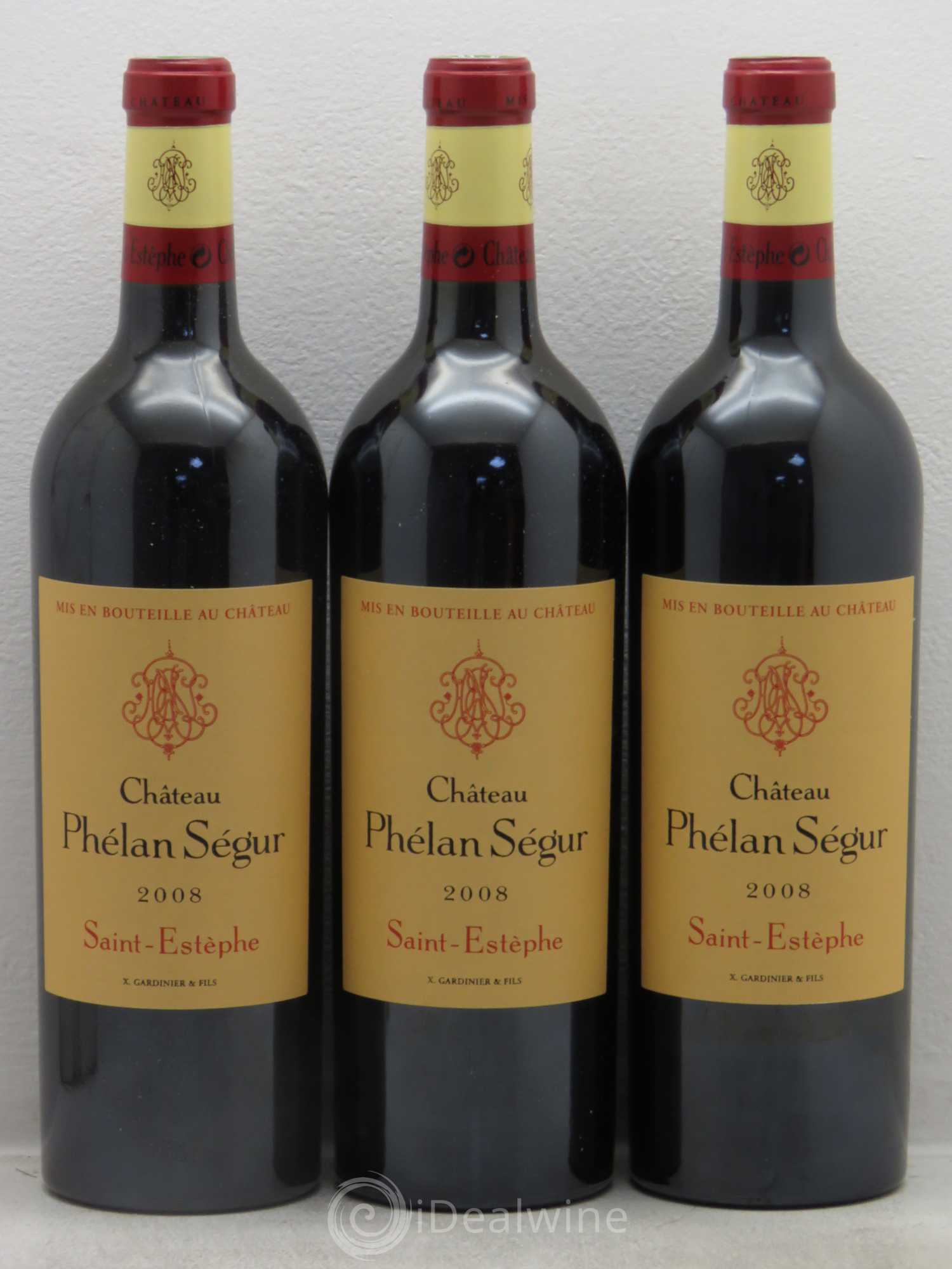 Château Phélan Ségur 2008 - Lot de 12 bouteilles - 2