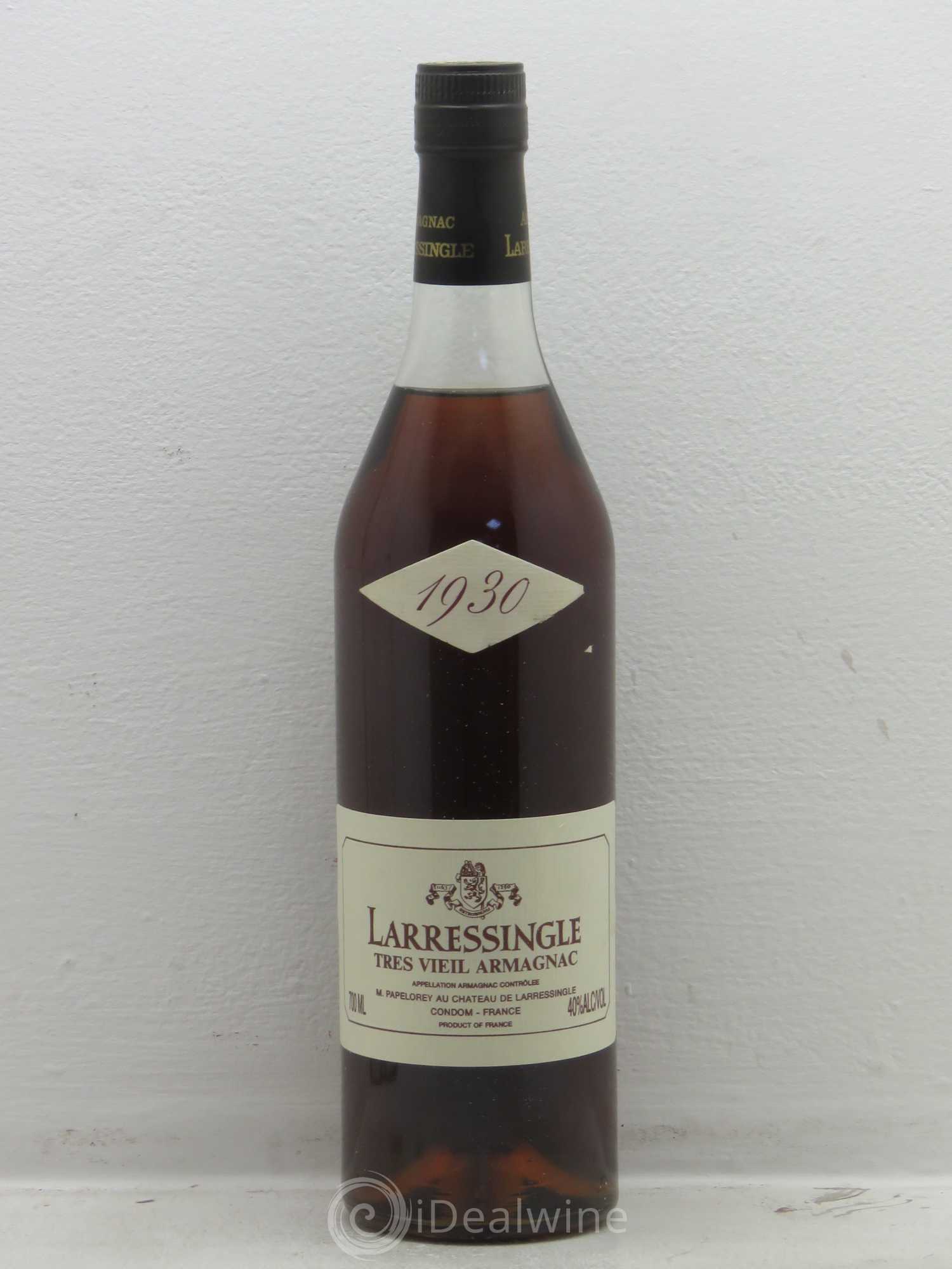 Armagnac 1930 - Posten von 1 Flasche - 0