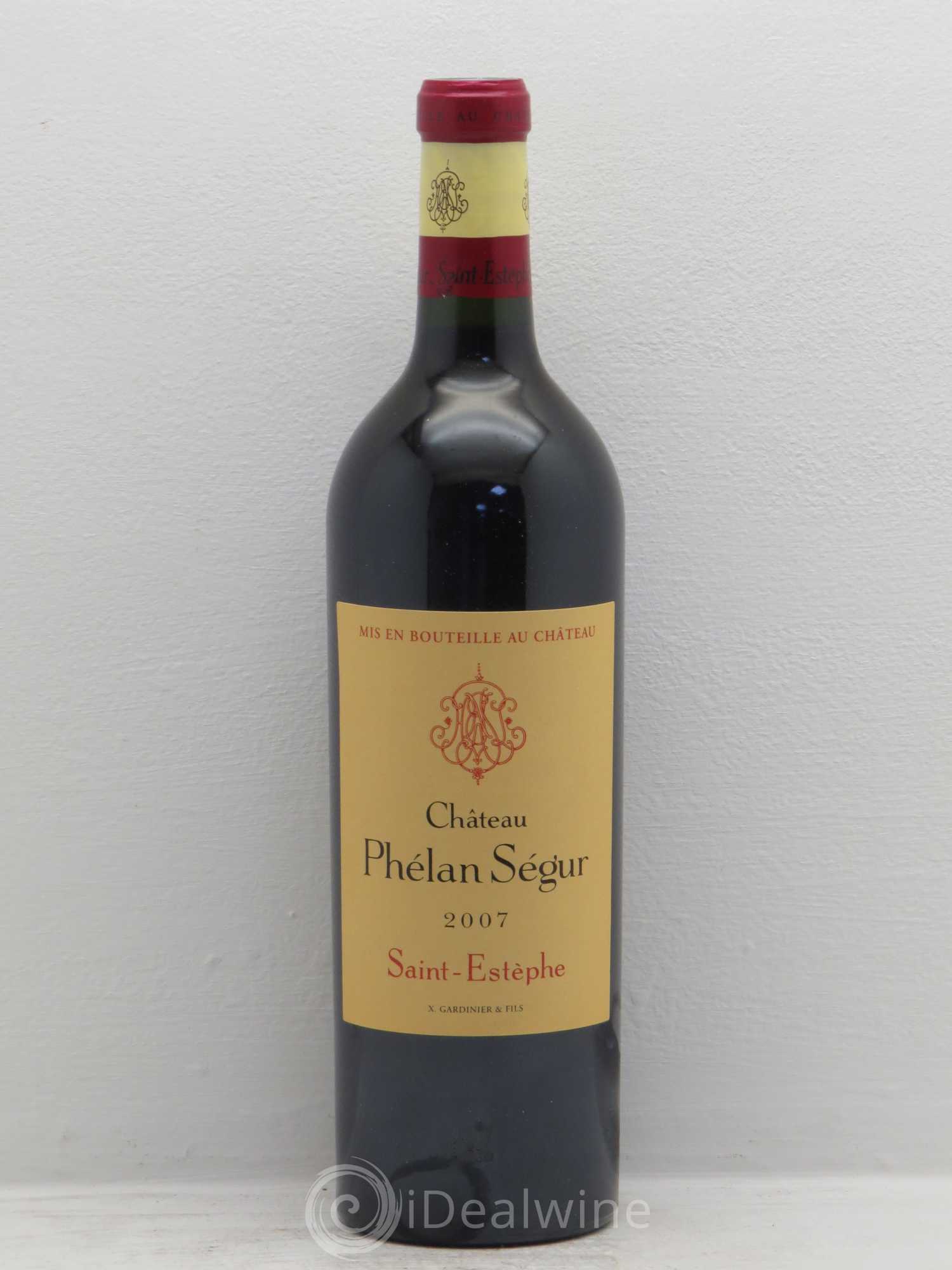 Château Phélan Ségur 2007 - Lot de 12 bouteilles - 0
