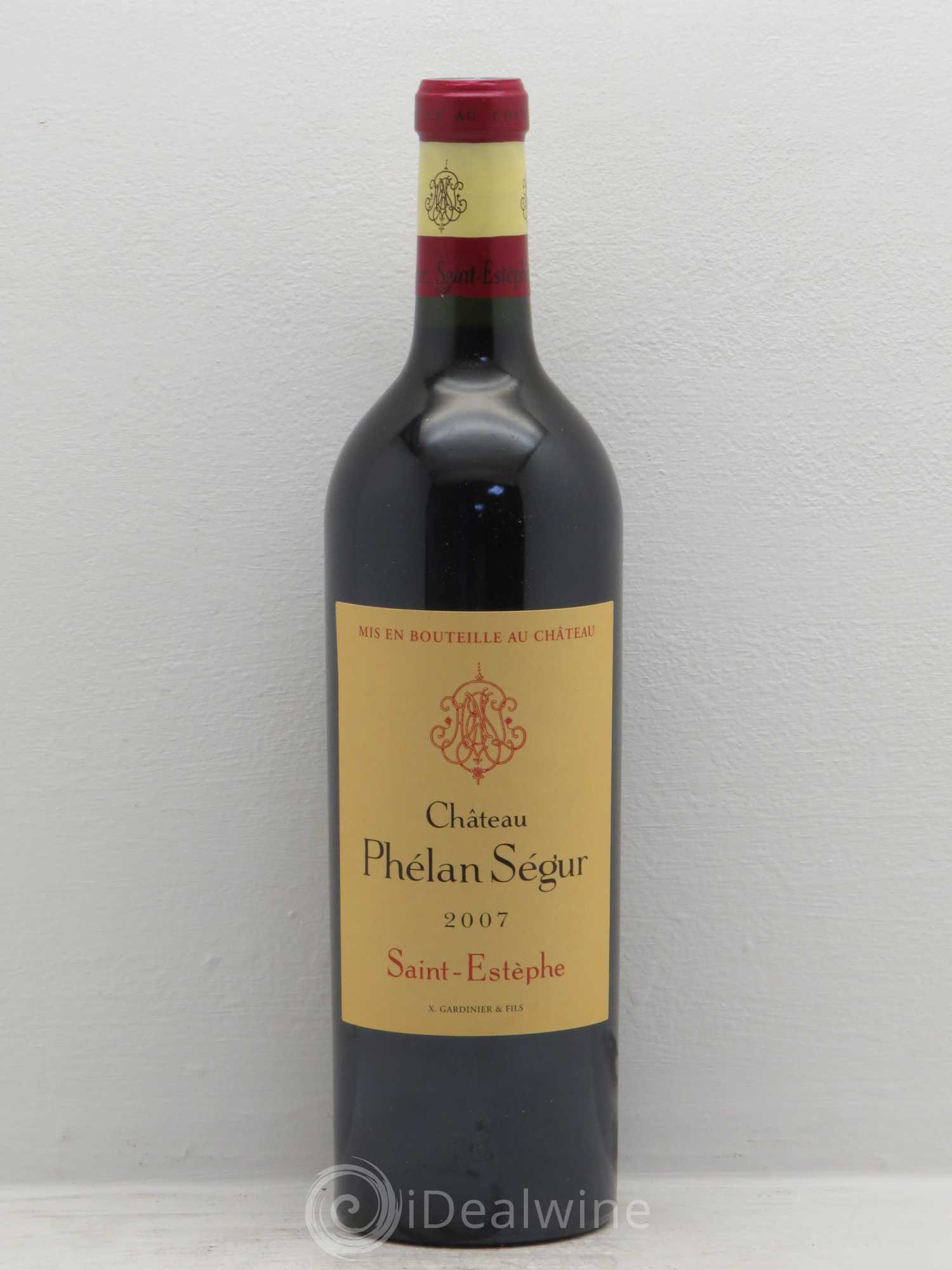 Château Phélan Ségur 2007 - Lot de 12 bouteilles - 0