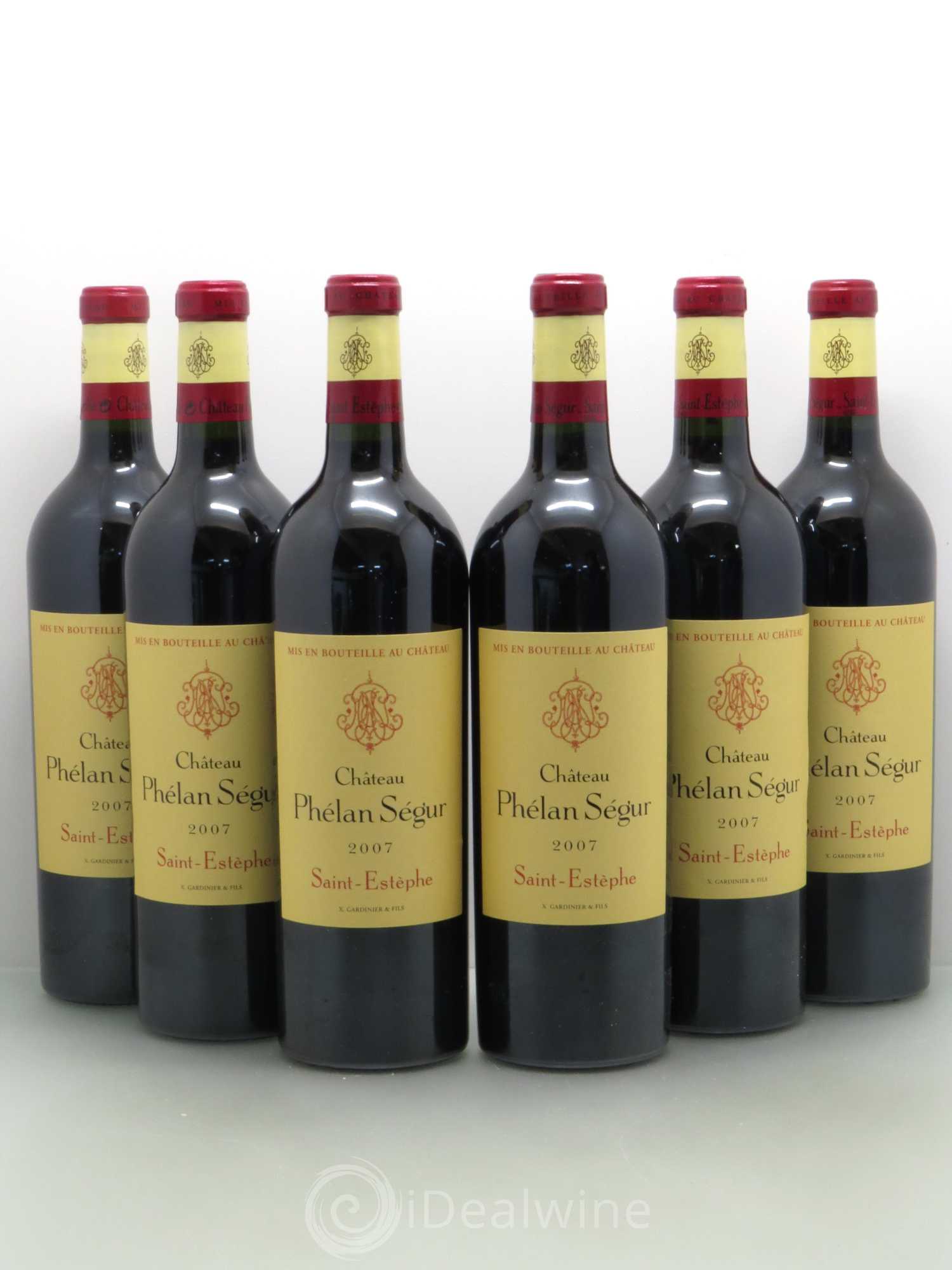 Château Phélan Ségur 2007 - Lot de 6 bouteilles - 0
