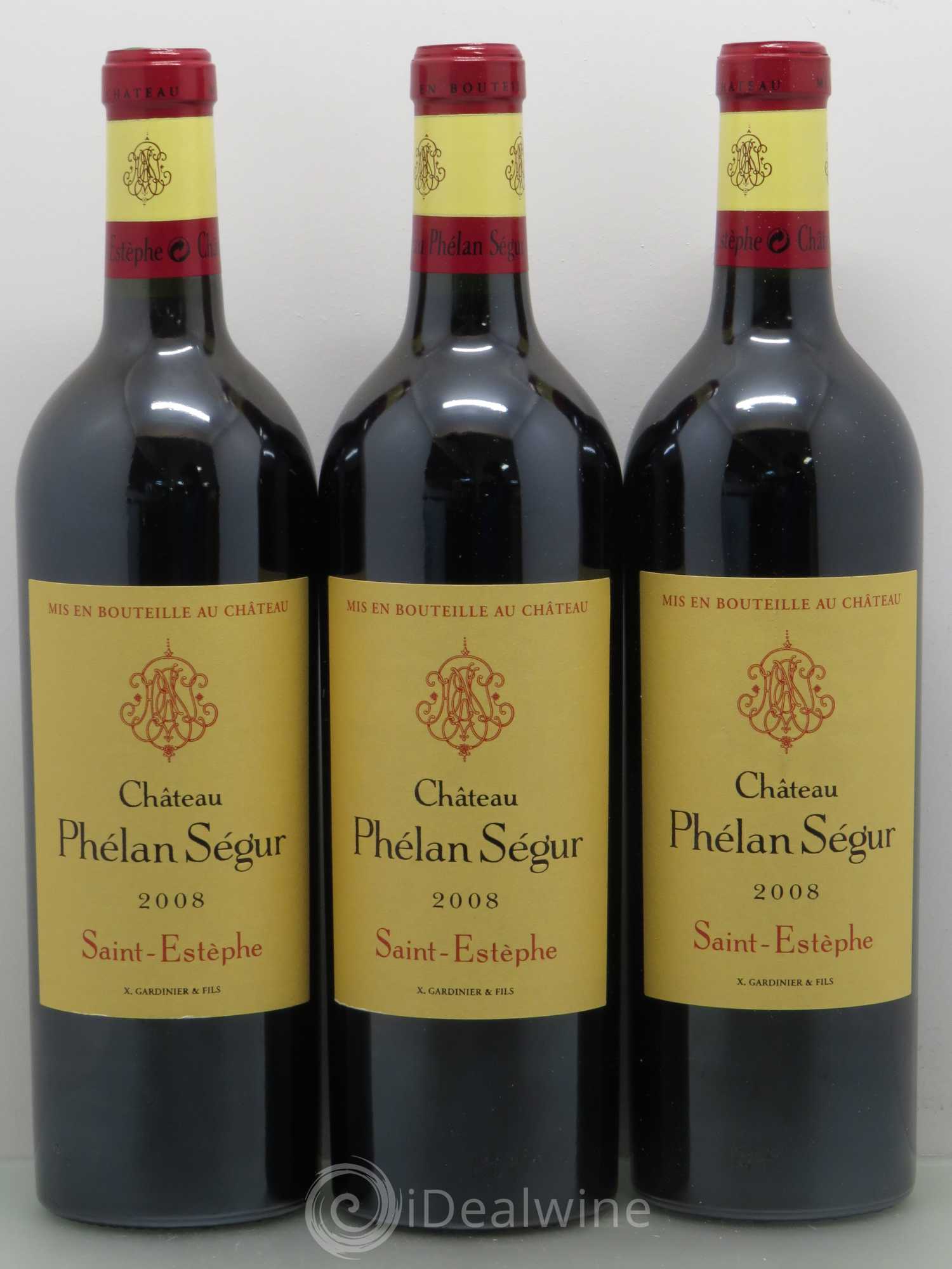 Château Phélan Ségur 2008 - Lot de 12 bouteilles - 2