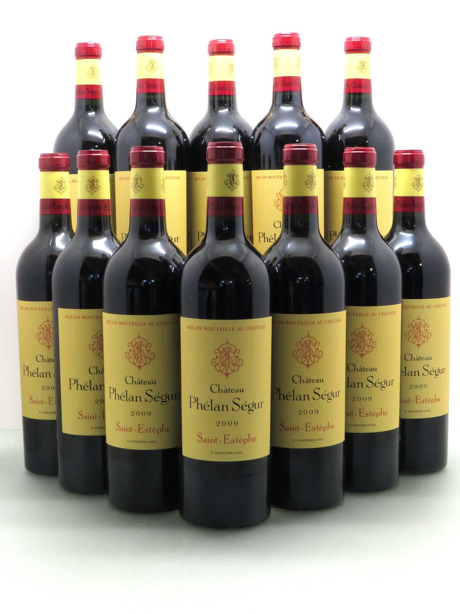 Château Phélan Ségur 2009 - Lot de 12 bouteilles - 0