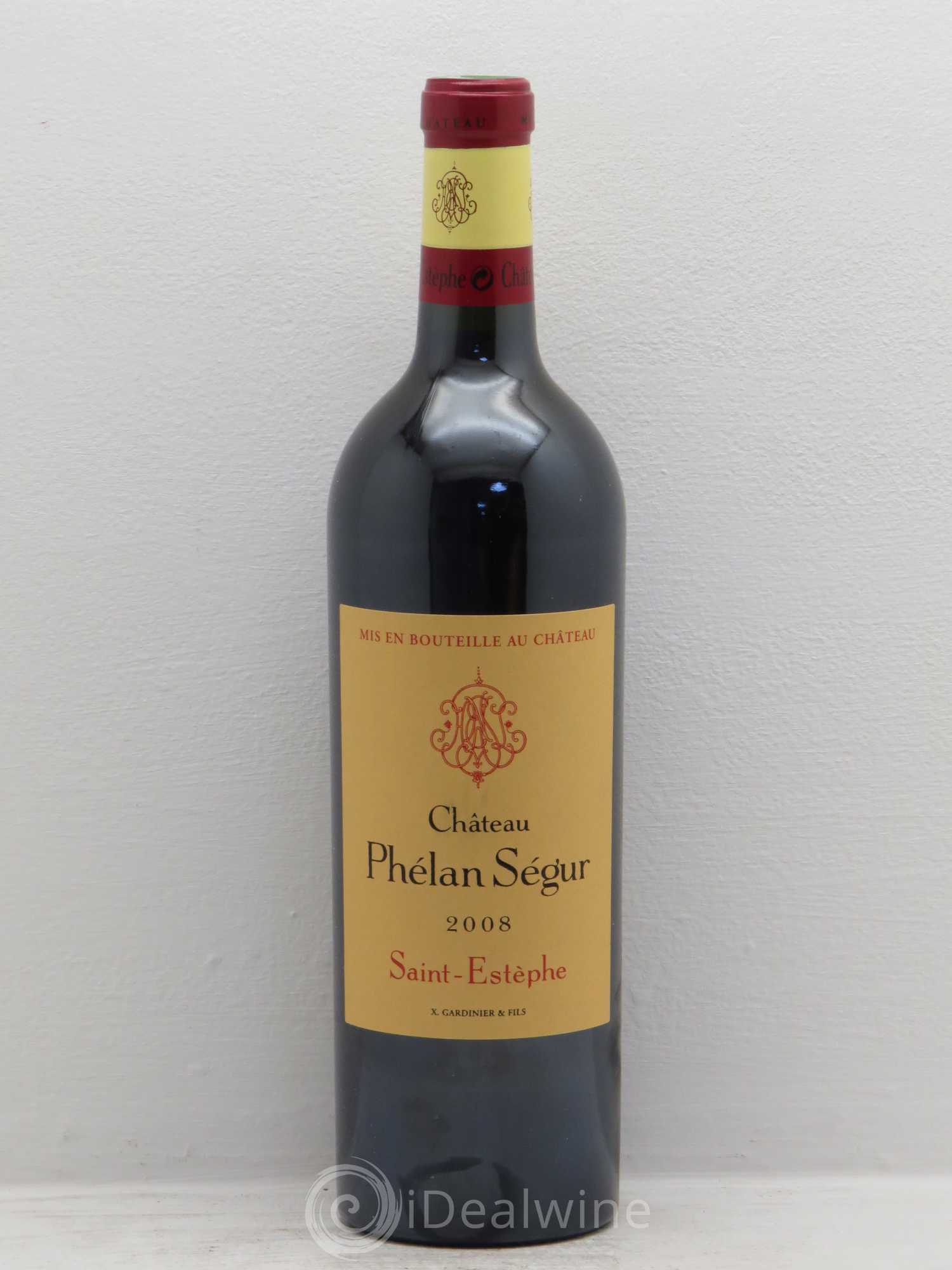Château Phélan Ségur 2008 - Lot de 12 bouteilles - 0