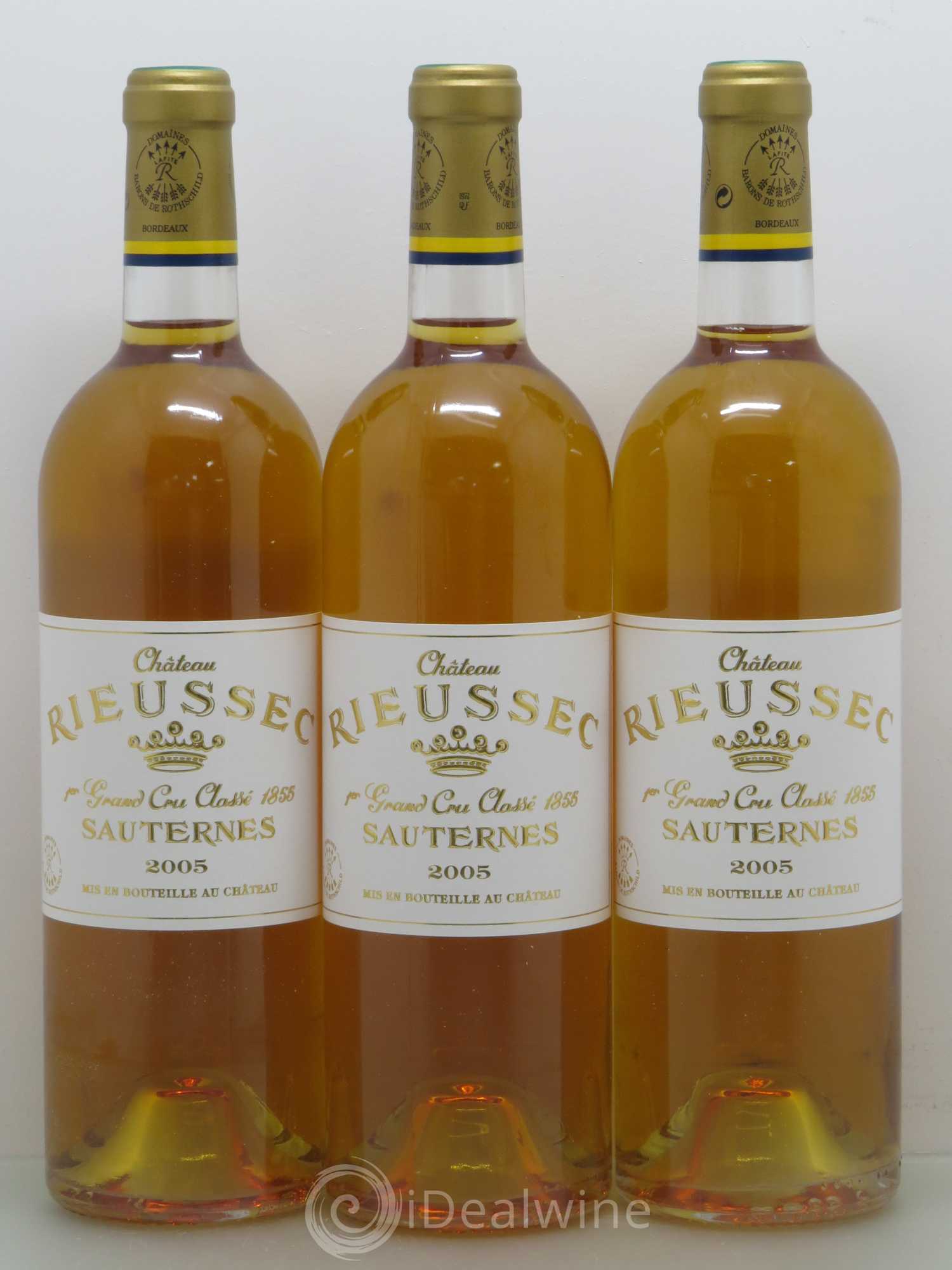 Château Rieussec 1er Grand Cru Classé 2005 - Lotto di 12 bottiglie - 3