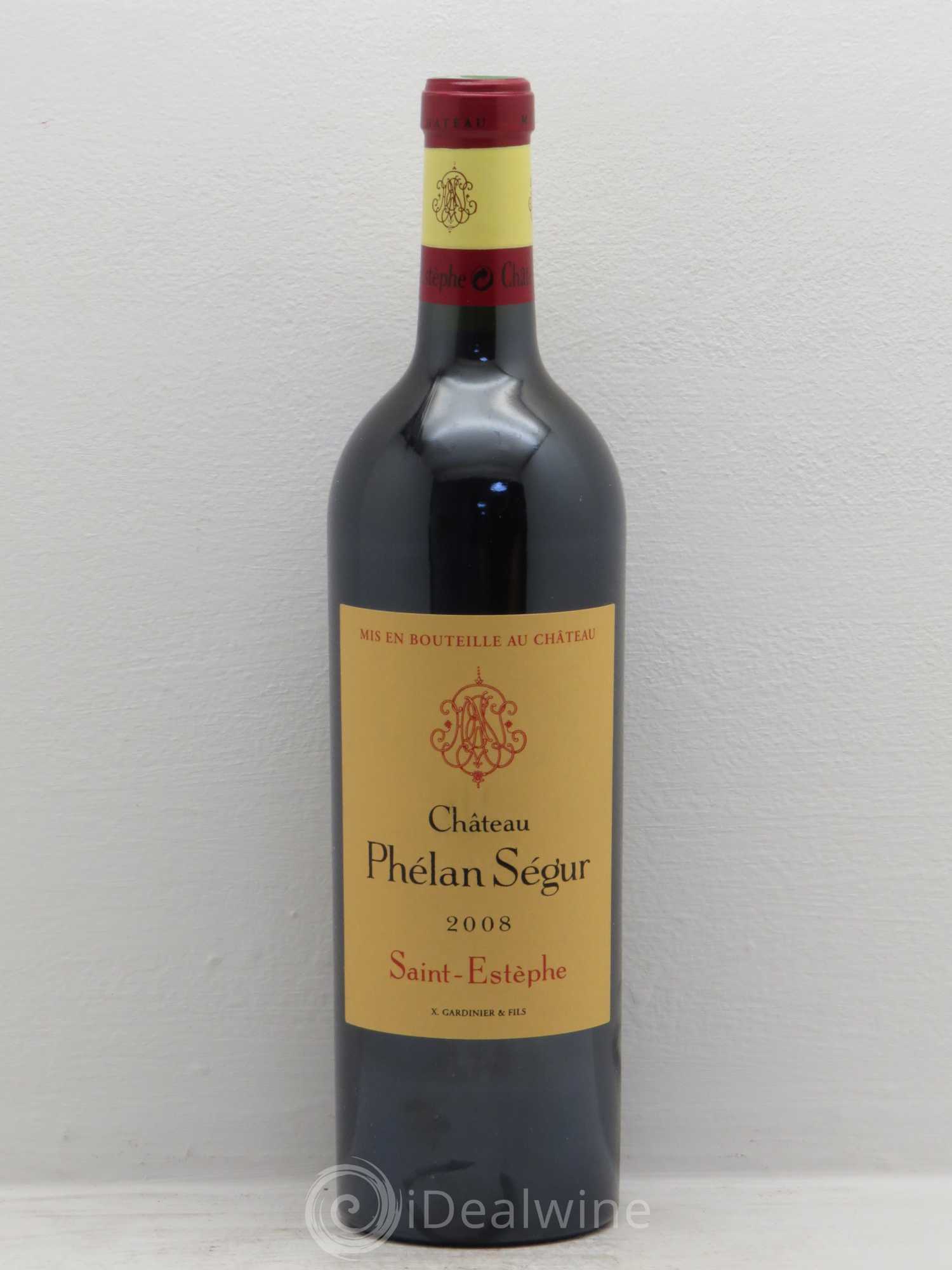 Château Phélan Ségur 2008 - Lot de 12 bouteilles - 0