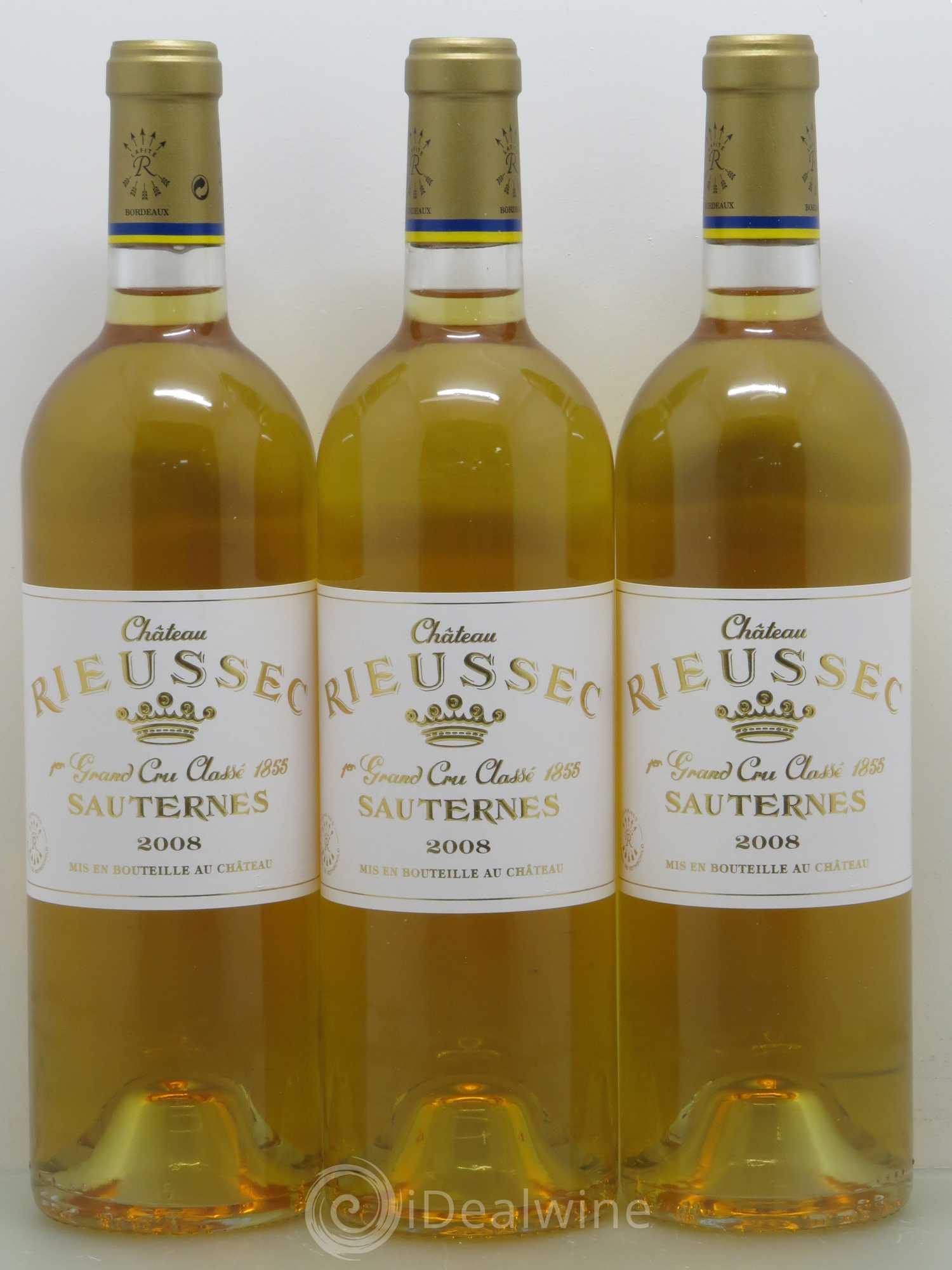 Château Rieussec 1er Grand Cru Classé 2008 - Lotto di 12 bottiglie - 3