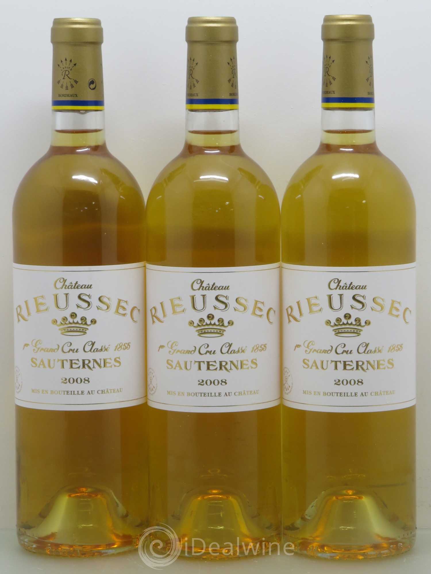 Château Rieussec 1er Grand Cru Classé 2008 - Lotto di 12 bottiglie - 1